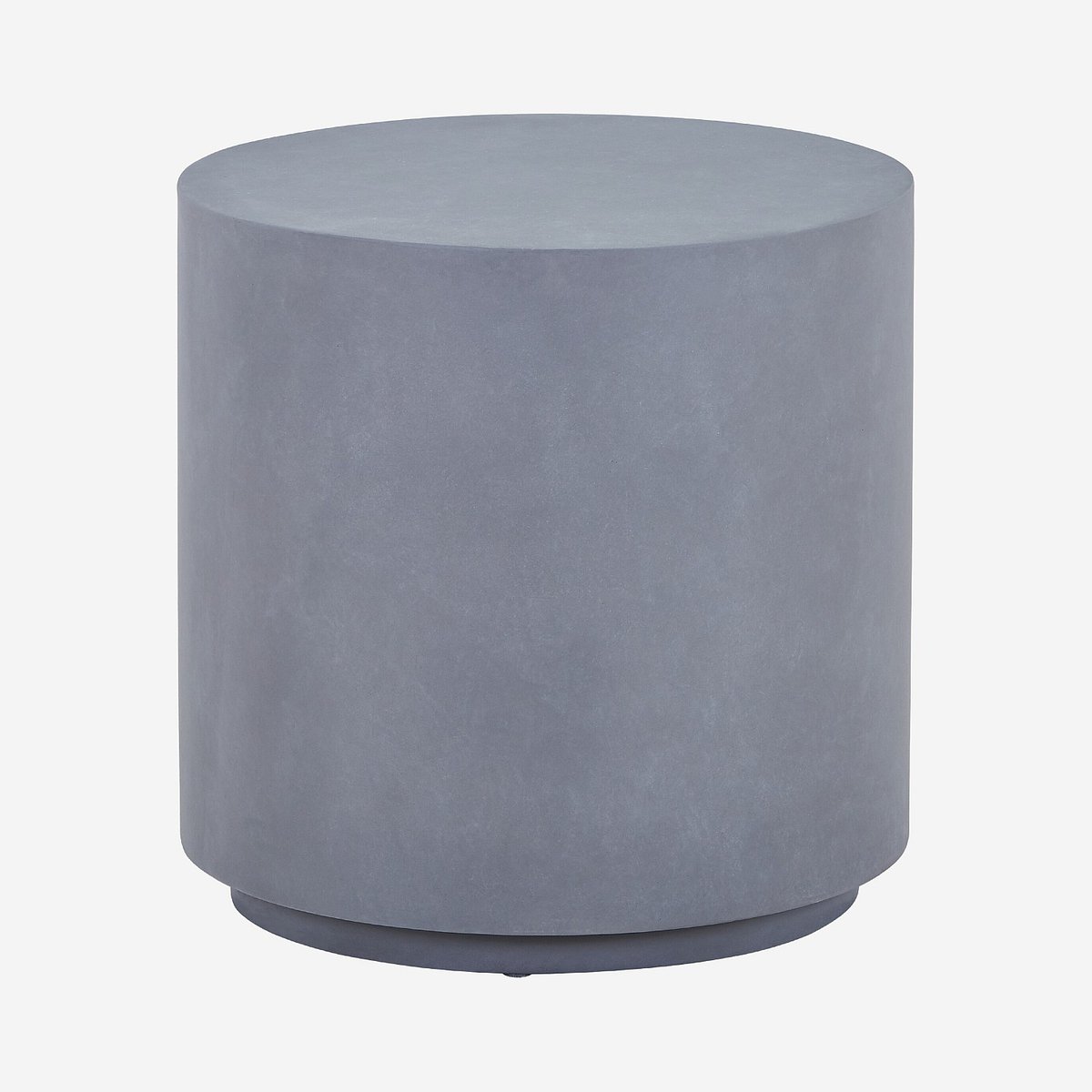 Table d'appoint ronde en ciment TRIANA gris, HABITAT