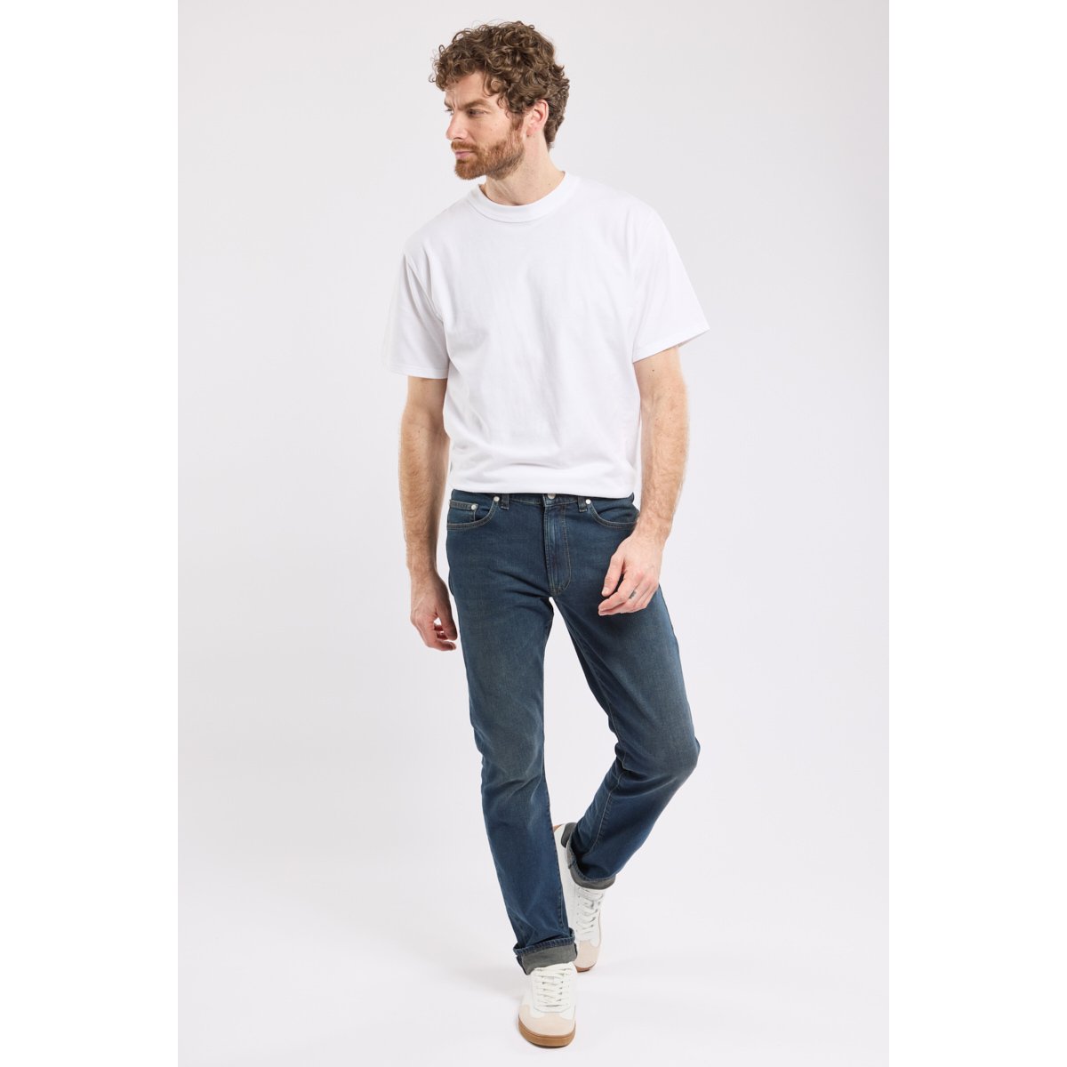Jean coupe regular en coton LOUGRE brut, ARMOR-LUX