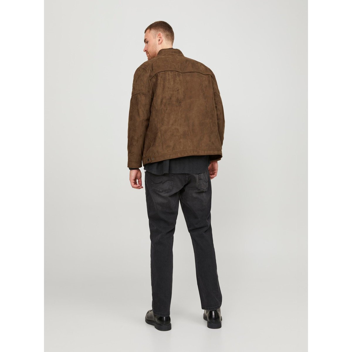 Veste De Motard En Simili-Cuir cognac, JACK & JONES