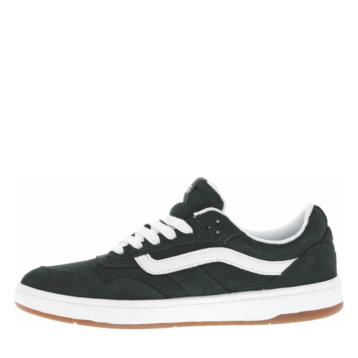 Baskets CRUZE 3.0 cuir talon plat vert, VANS