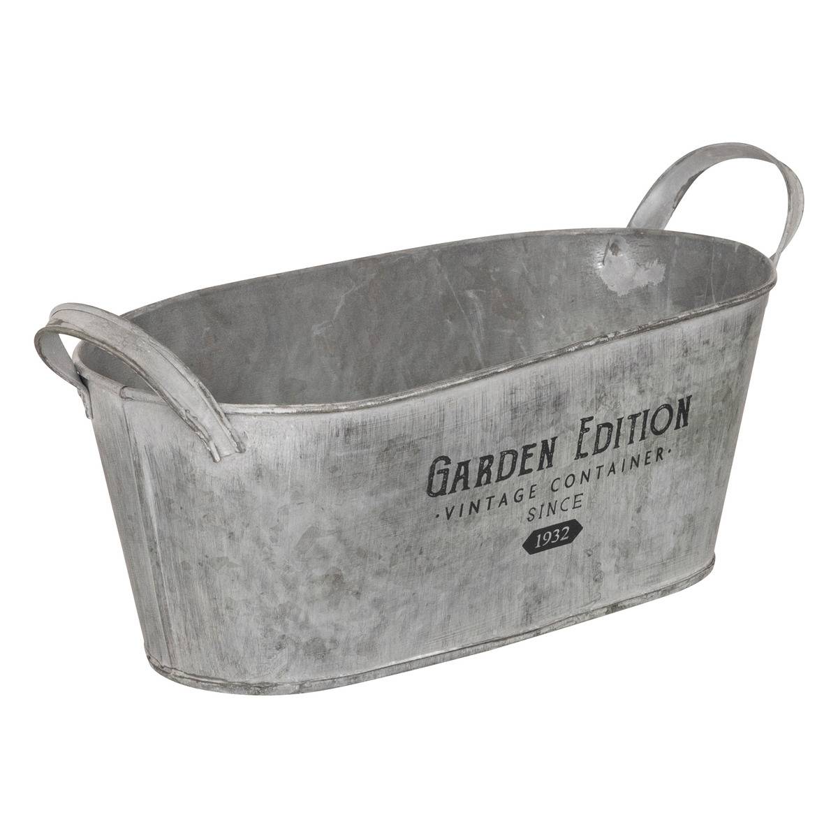 Set de 3 jardinieres gris, ATMOSPHERA