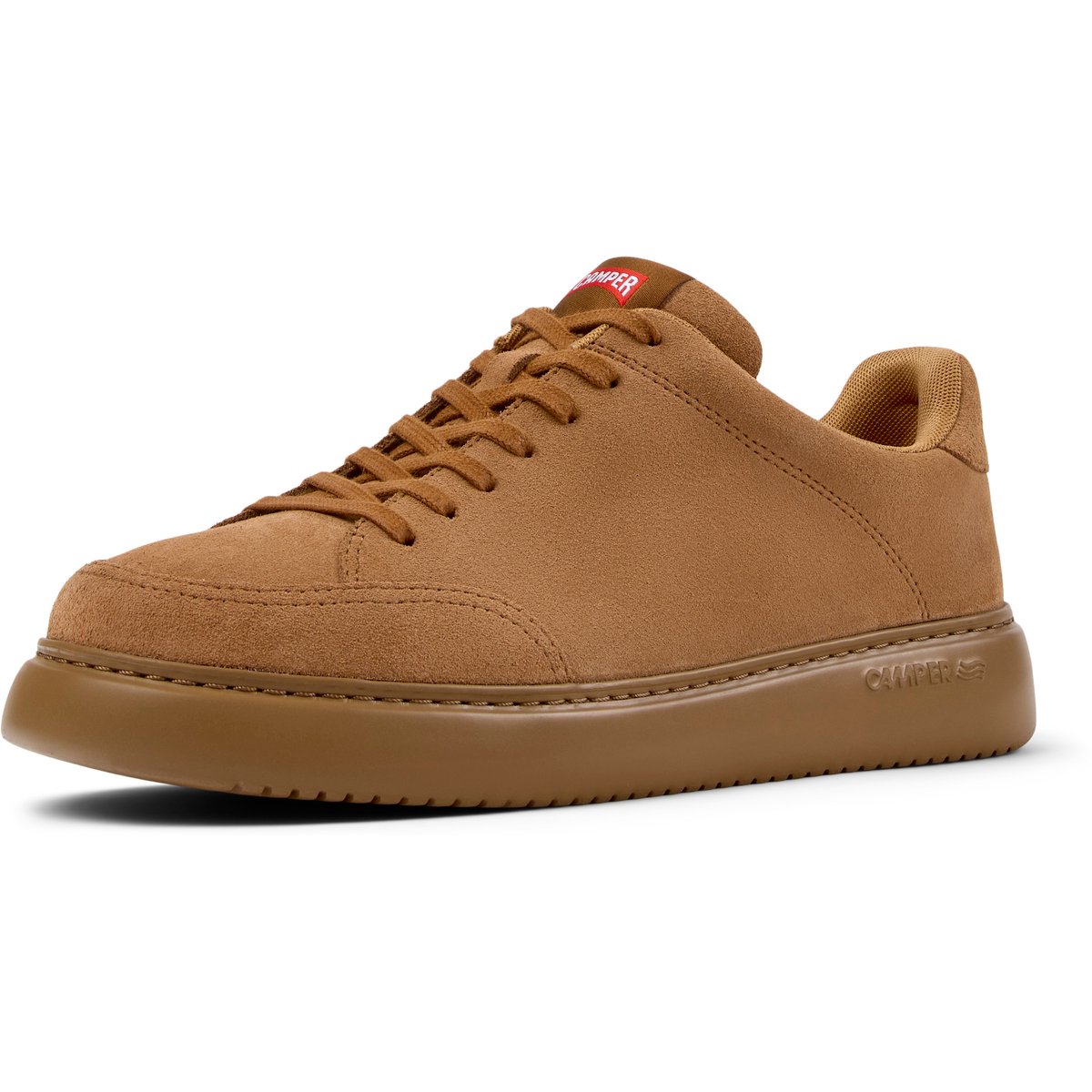 Baskets Cuir RUNNER K21 marron moyen, CAMPER