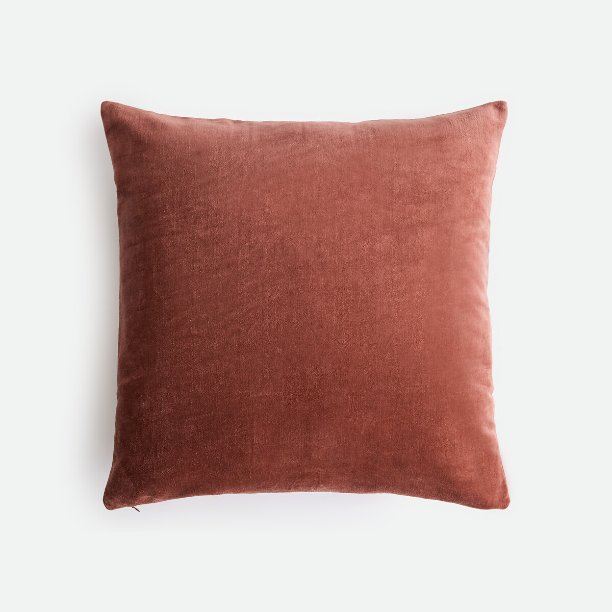 Housse de coussin, en coton, 50 x 50 cm, TADZIO terracotta/ambre, LA REDOUTE INTERIEURS