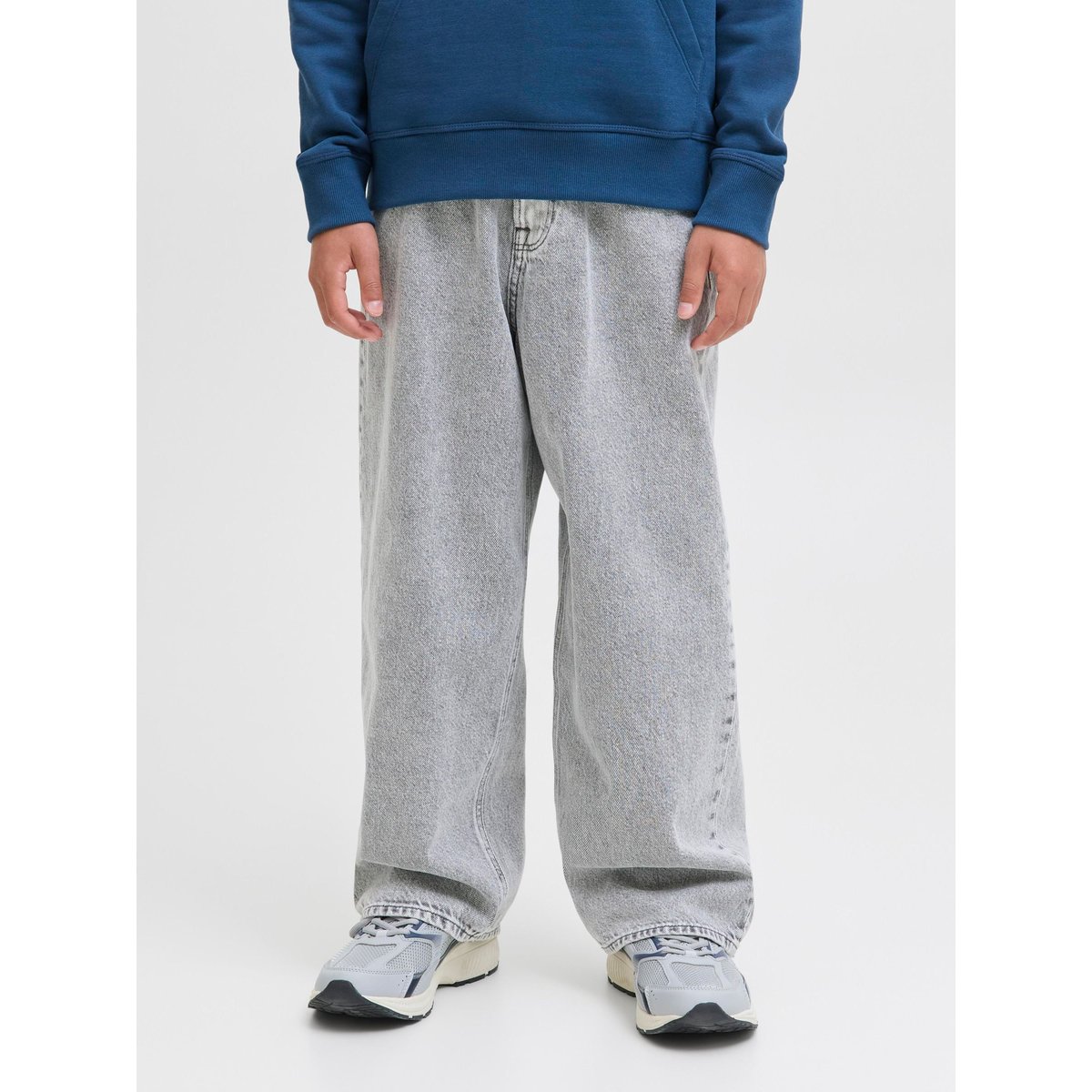 Jean Extra Baggy Fit grey denim, JACK & JONES JUNIOR