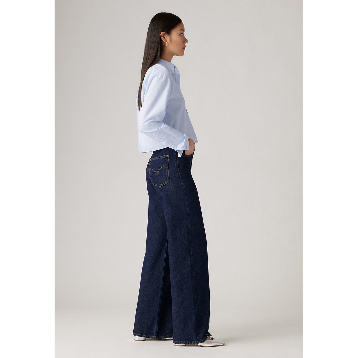 Jean Ribcage Wide Leg shaded view, LEVI'S