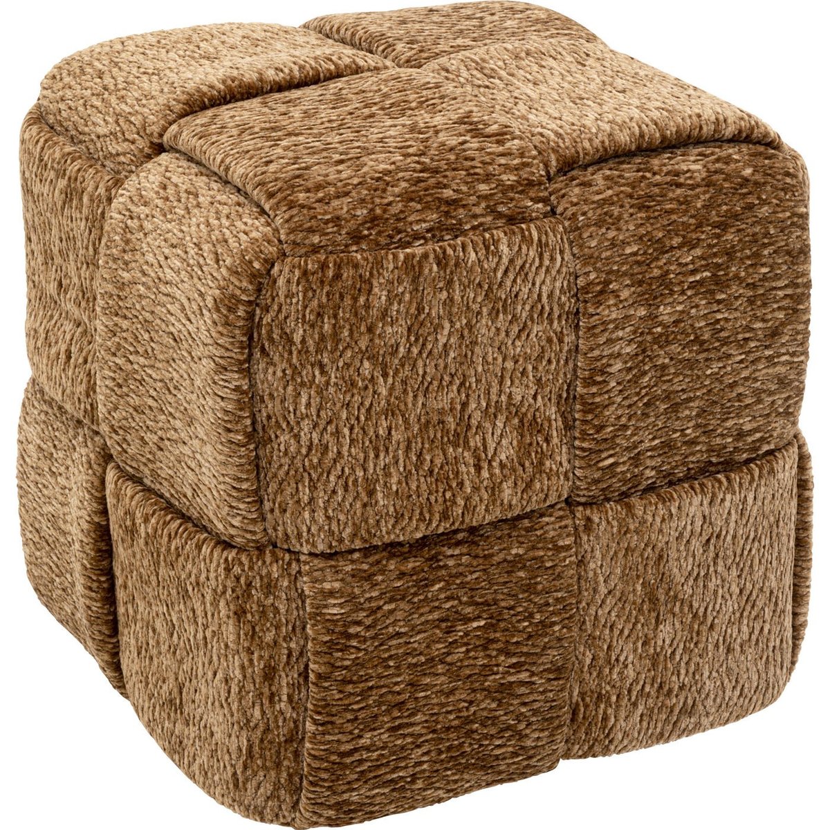 Tabouret cubique, VESUV marron, KARE DESIGN