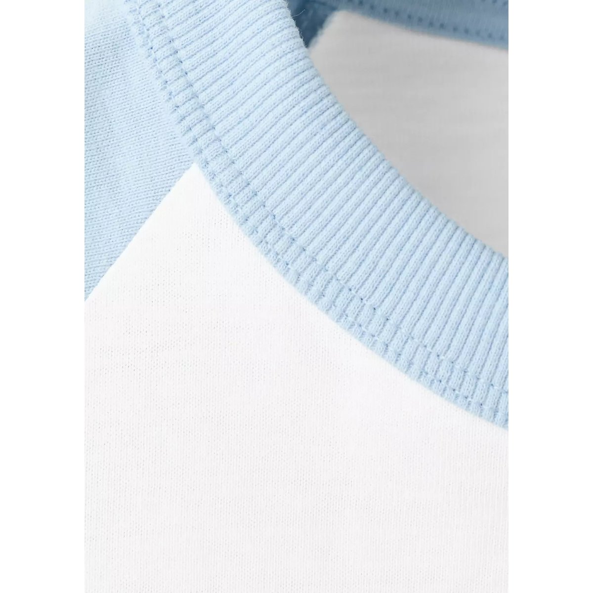 T-shirt bicolore blanc cassé, MANGO TEEN