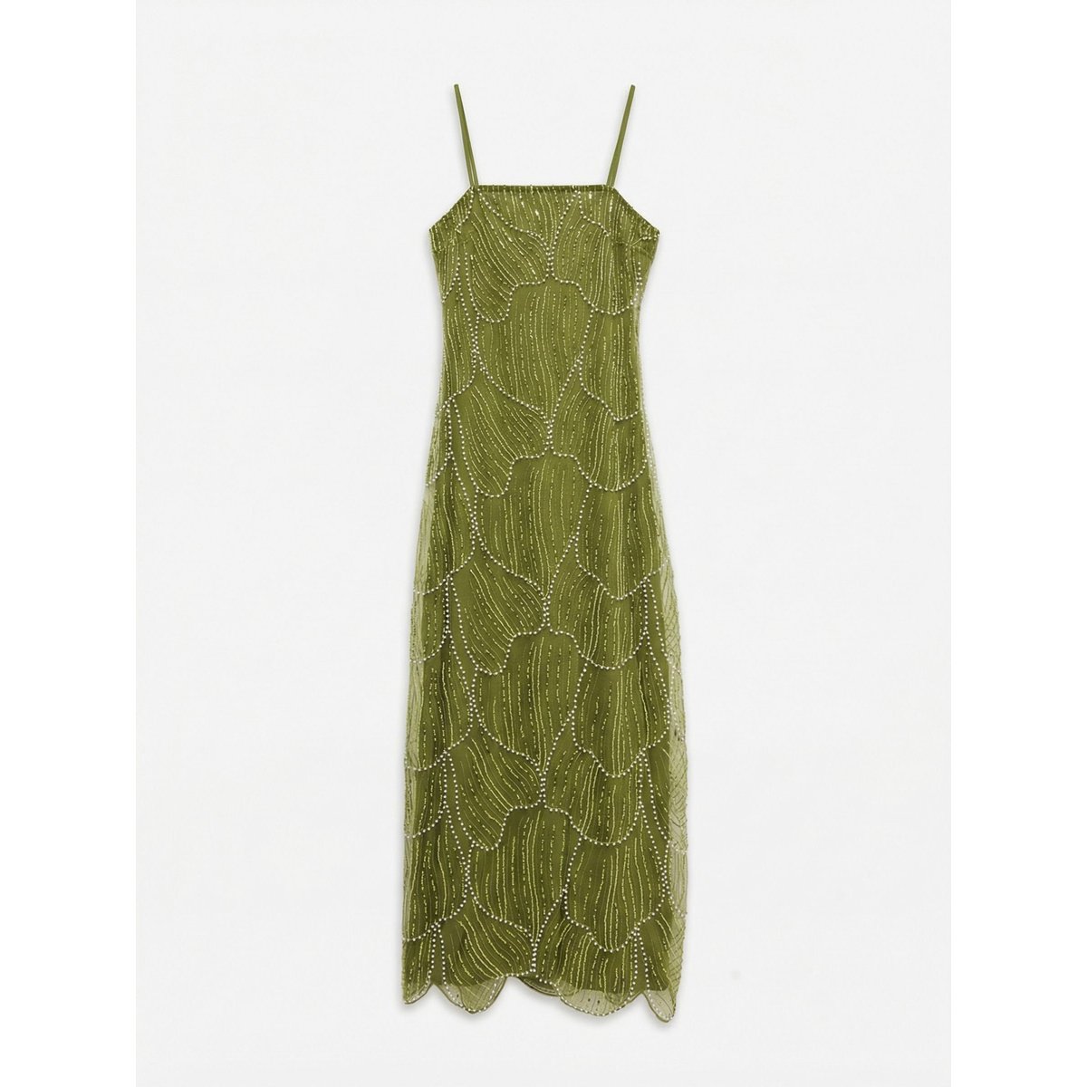 Robe verte - split pea, VERO MODA