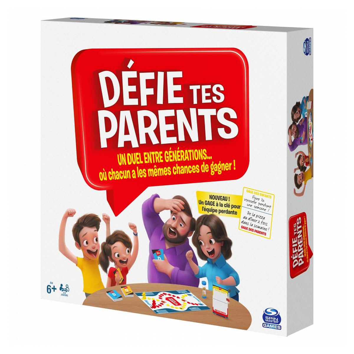 Defie tes parents - edition « lancez les paris ! » couleur unique, SPINMASTER