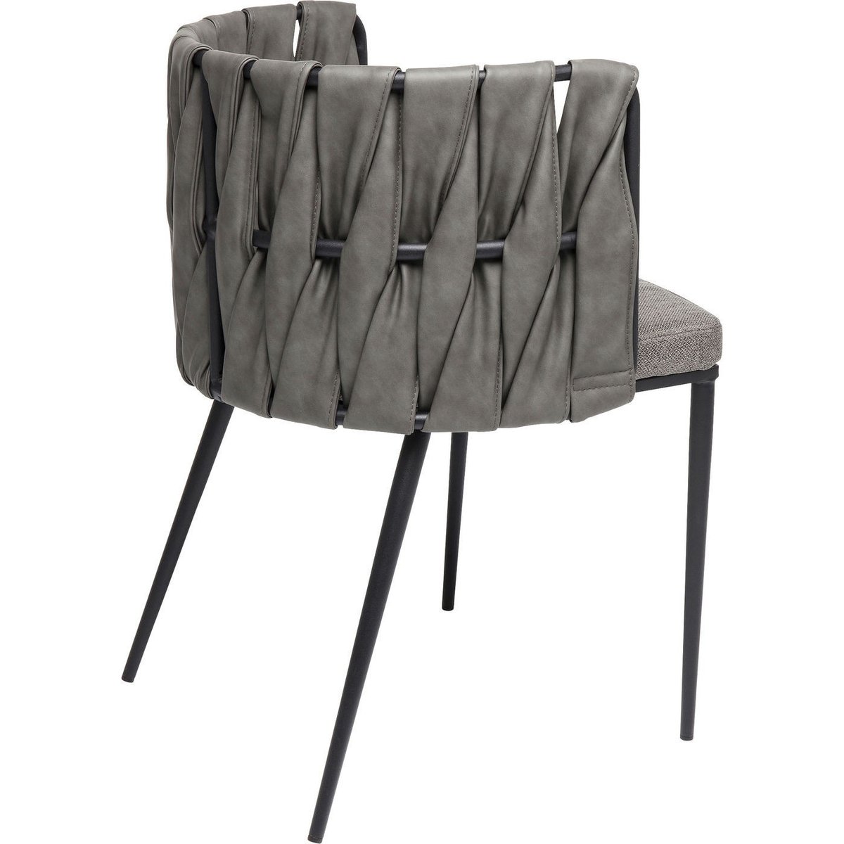 Chaise avec accoudoirs, CHEERIO gris, KARE DESIGN