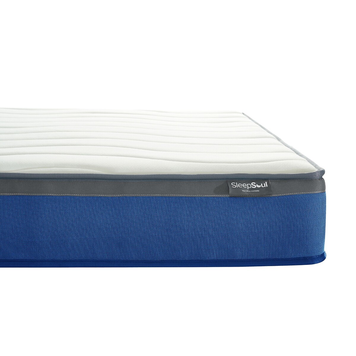 SleepSoul Nebula Orthopaedic Pocket Hybrid Mattress white/blue/grey, SLEEPSOUL