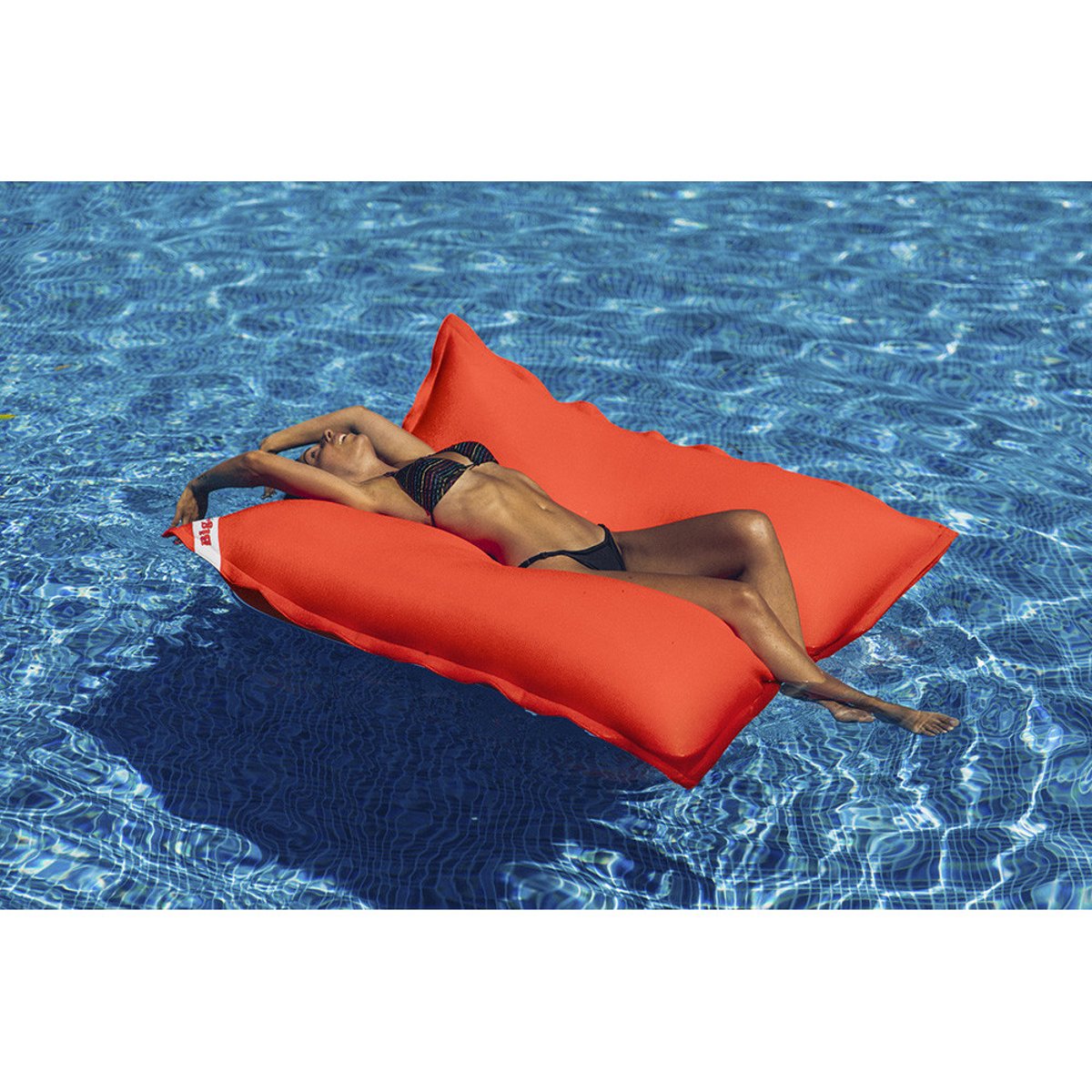 Pouf flottant SWIMMING BAG JUNIOR orange, SITTING POINT