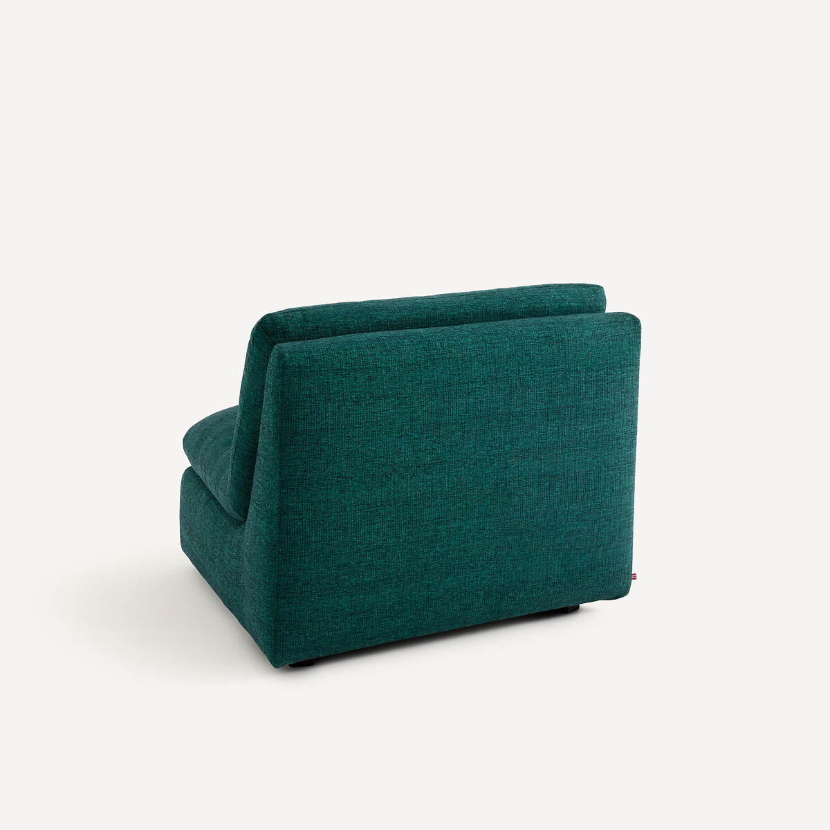Modulares Ecksofa aus meliertem Stoff, GIULIANO dunkelgrün, AM.PM