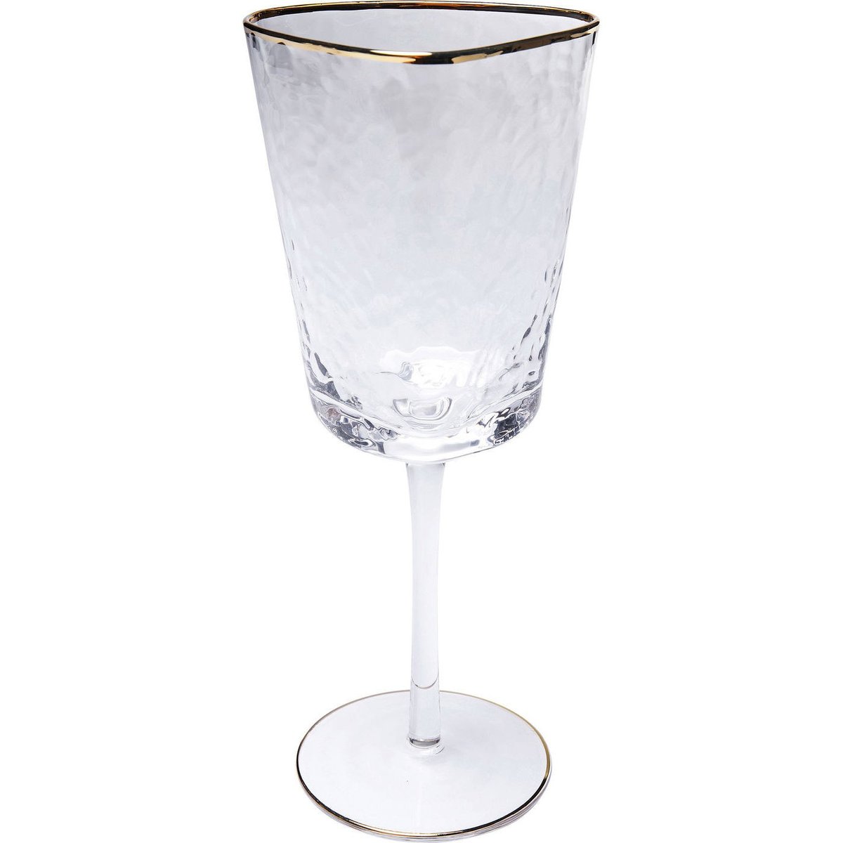 Lot de 4 verres à vin rouge, HOMMAGE transparent, KARE DESIGN