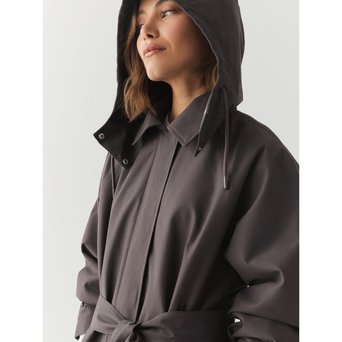 Trench imperméable marron moka, NEXT