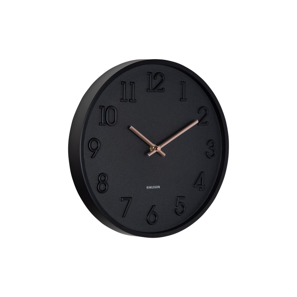 Horloge Murale Polypropylène CALMA noir, KARLSSON