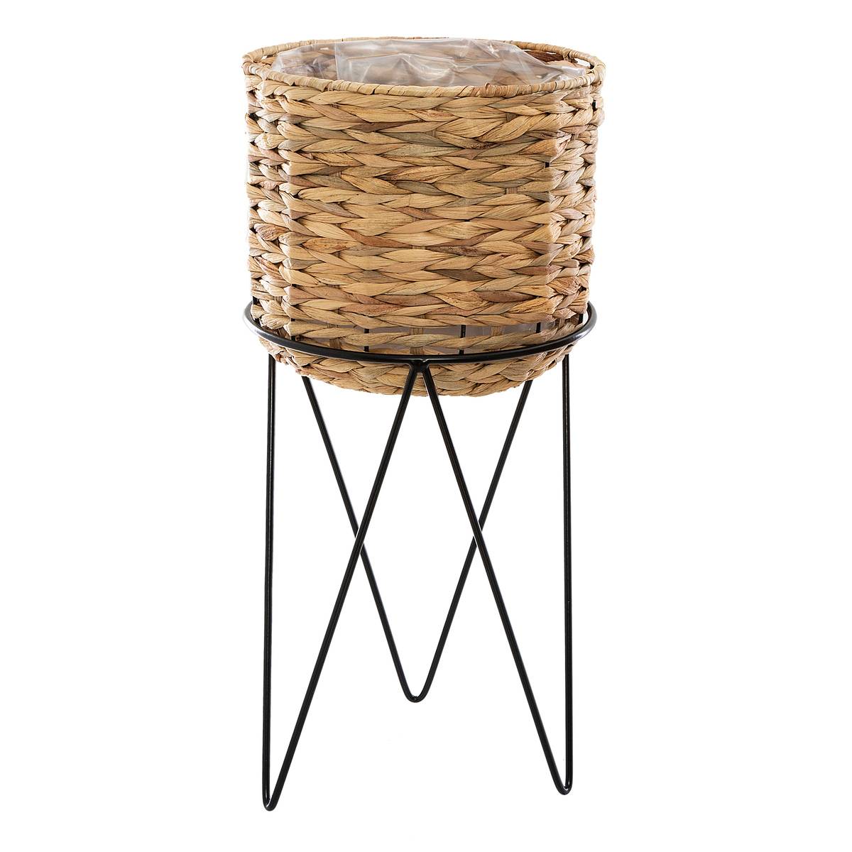 Set de 2 pots HYA beige moyen, ATMOSPHERA