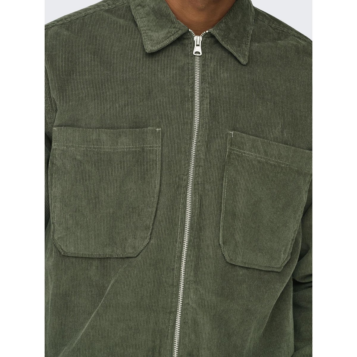 Chemise grise - castor gray 1, ONLY & SONS