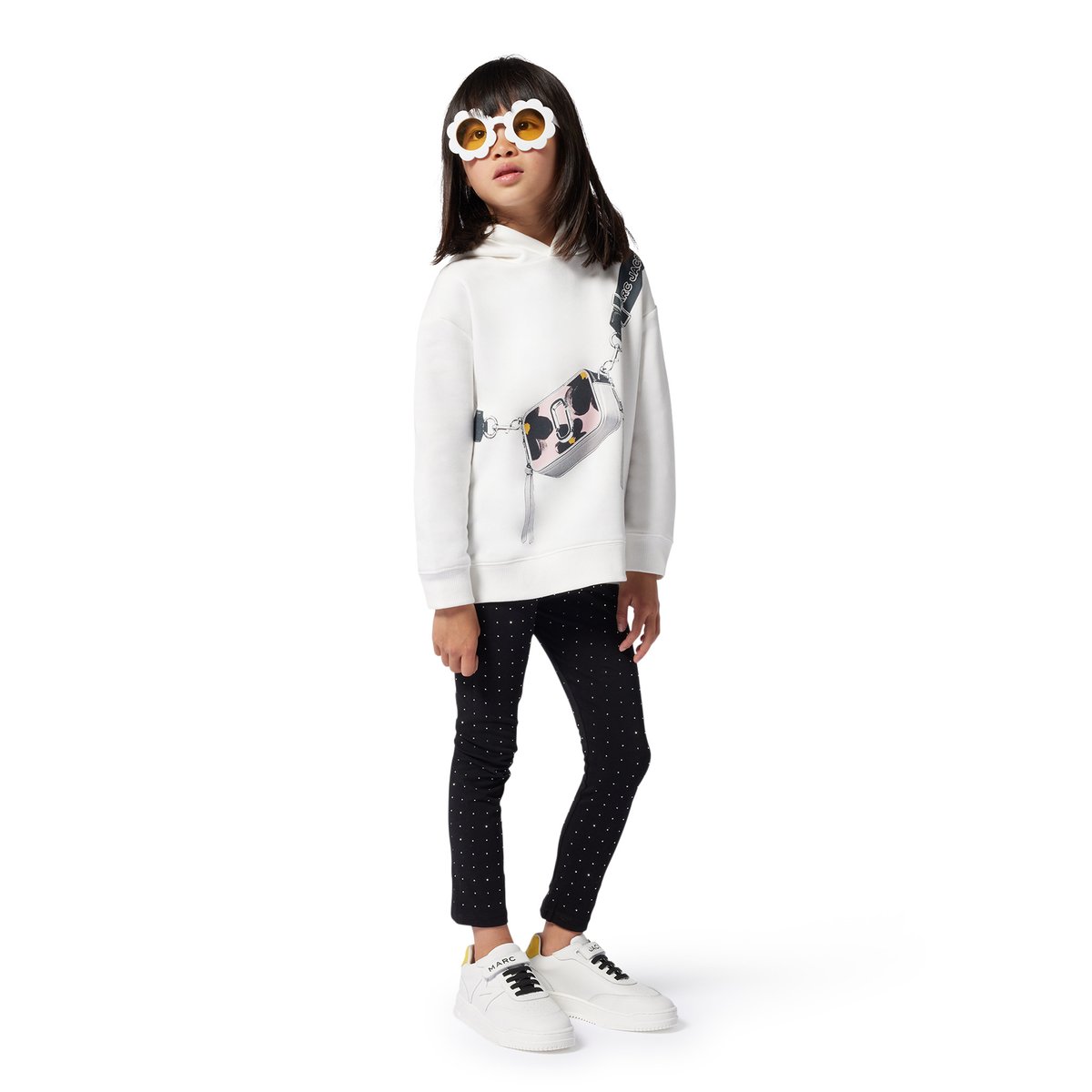 Sweat à capuche chaud ivoire pastel, MARC JACOBS