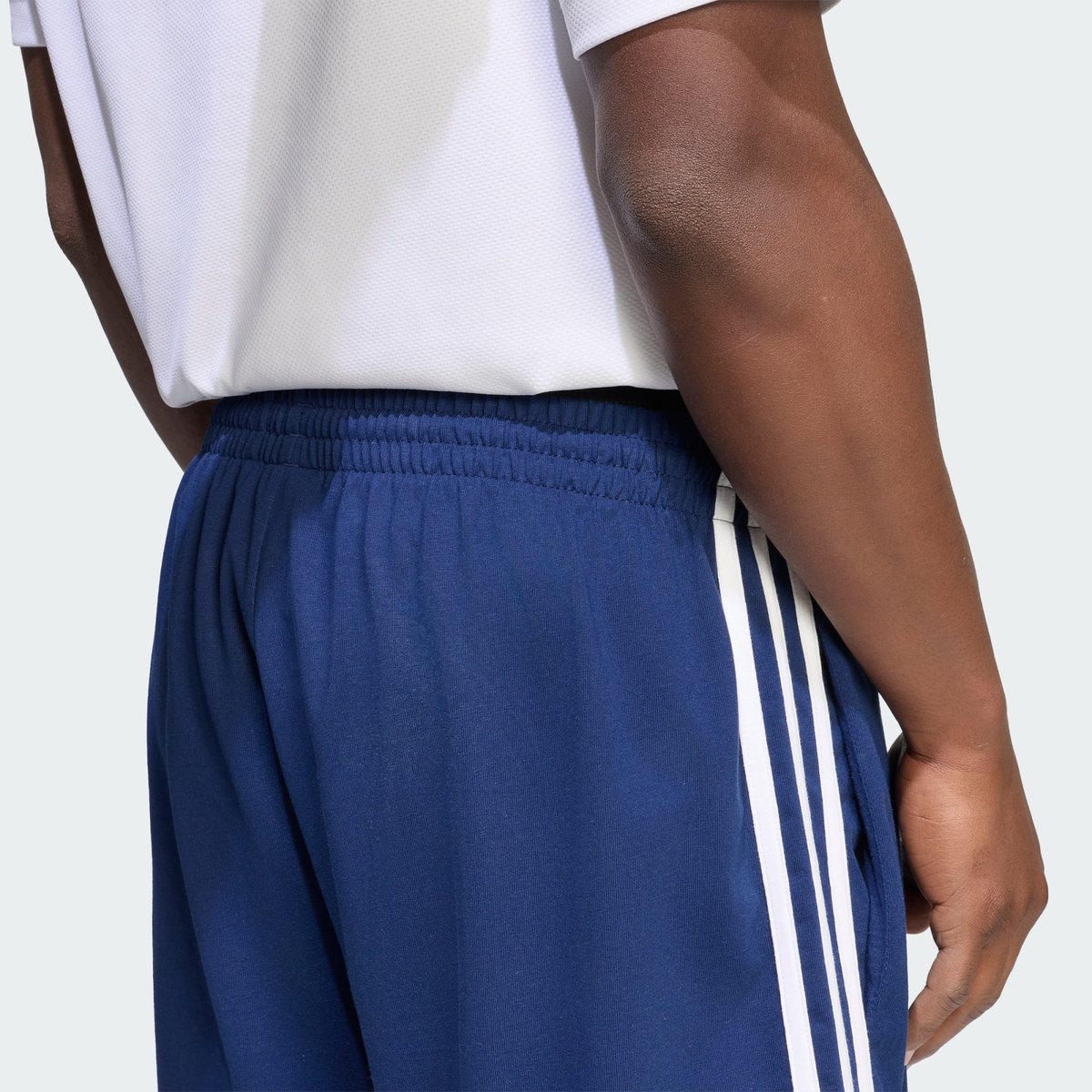 Short Jersey 3 Bandes Essentials Short Jersey 3 Bandes Essentials team navy blue 2 / white, ADIDAS SPORTSWEAR