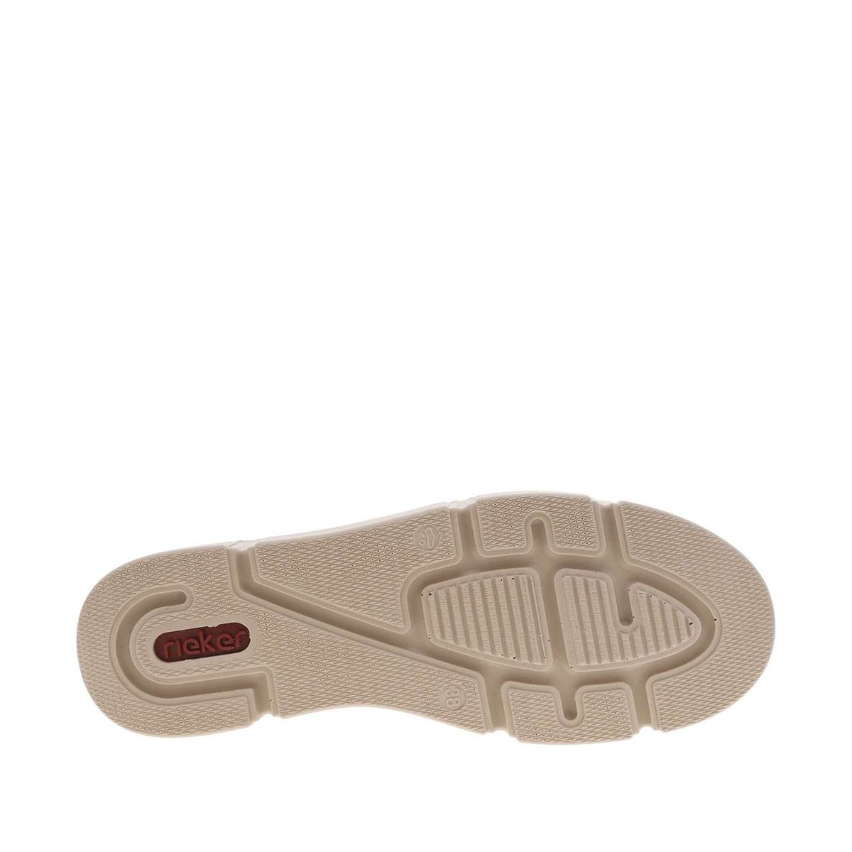Bottines léopard et à talon plat et à lacets avec zip latéral léopard, RIEKER