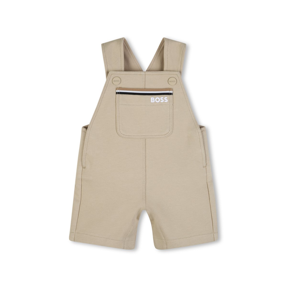 Salopette short sand, BOSS KIDSWEAR