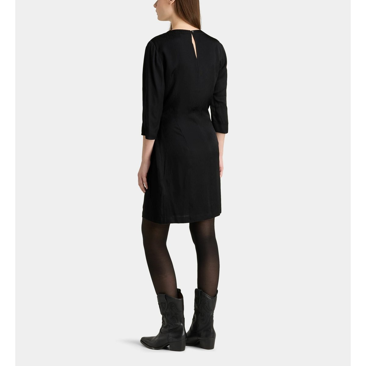Robe courte darcy jak ajustée noir, GALERIES LAFAYETTE
