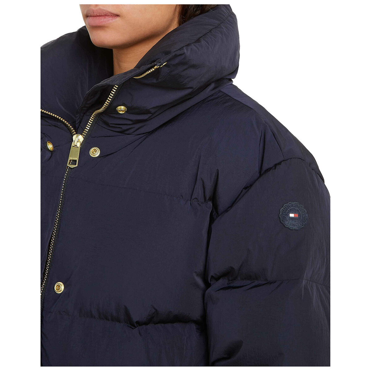 Padded Puffer Jacket with High Neck 90001629, TOMMY HILFIGER