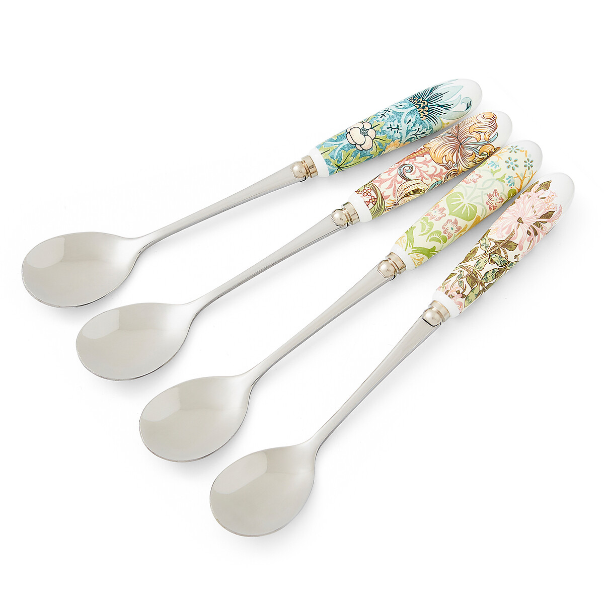 Set of 4 Morris & Co. Teaspoons multi-coloured, MORRIS & CO.