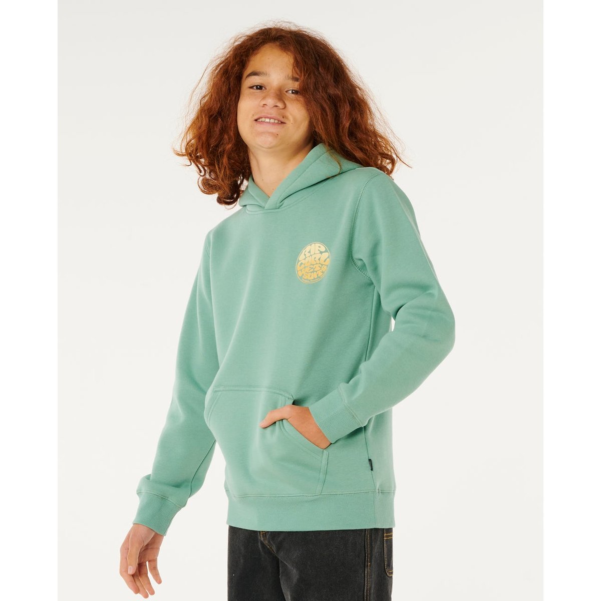 Sweat àcapuche WETSUIT ICON aloe, RIP CURL