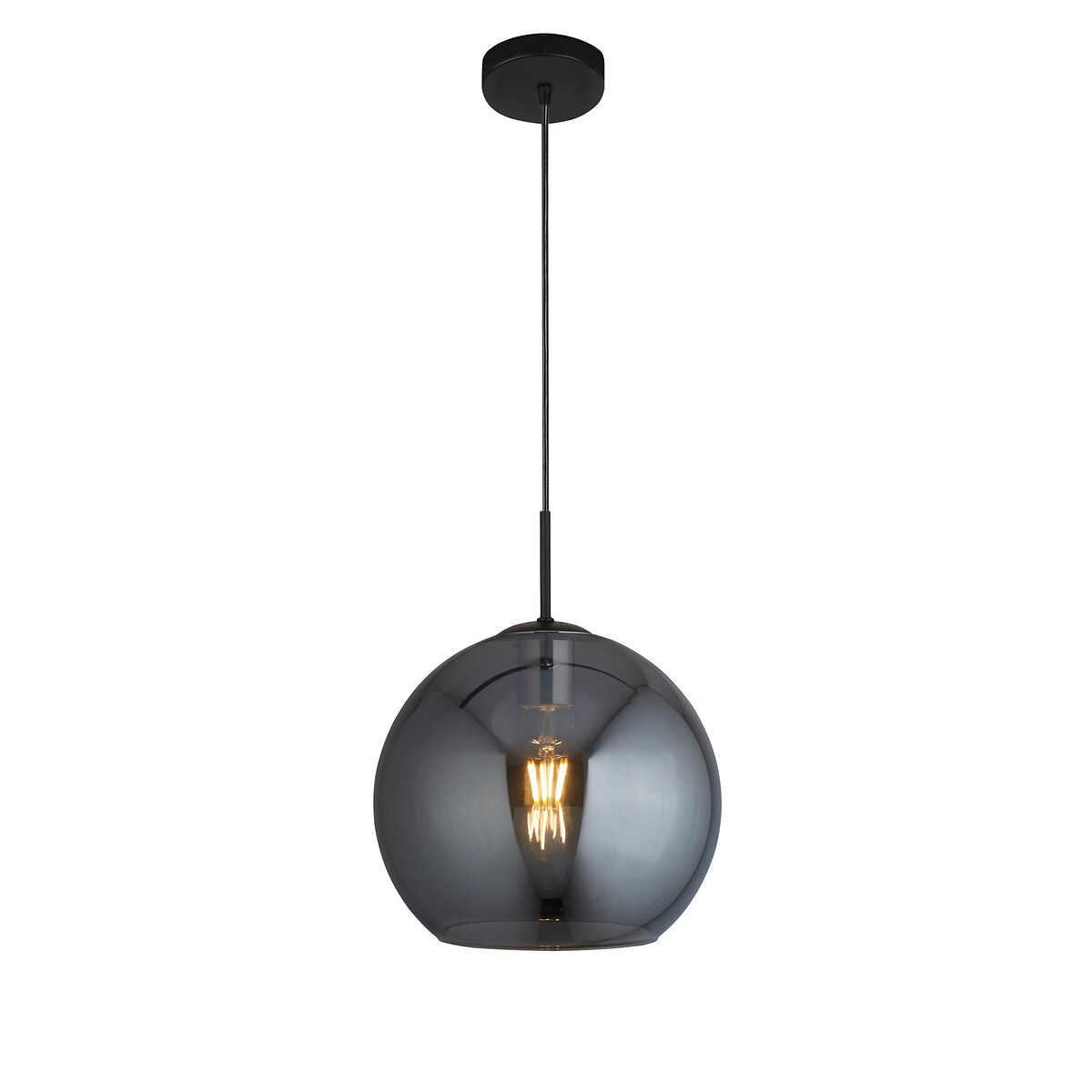 Adelaide Glass Pendant Light black, SO'HOME