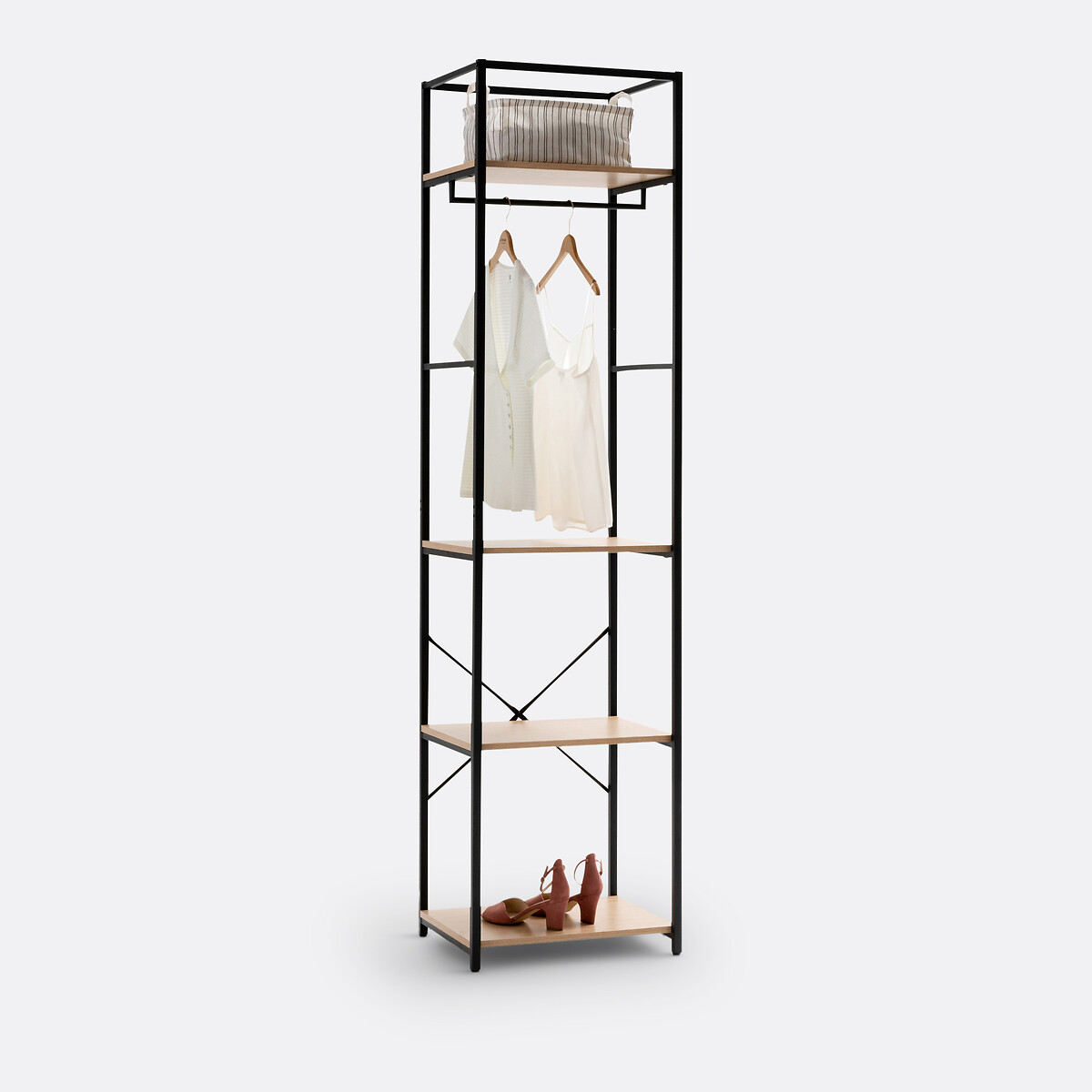 Module de dressing L50 cm, Adarbi noir/bois, LA REDOUTE INTERIEURS
