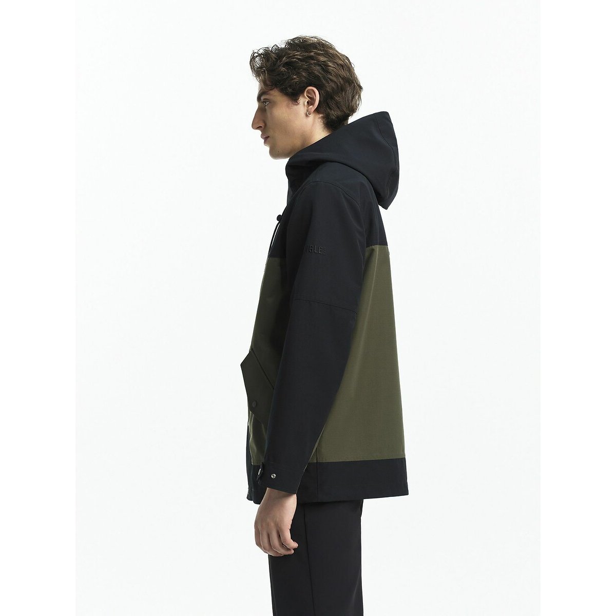 Veste courte à capuche MTD noir, AIGLE