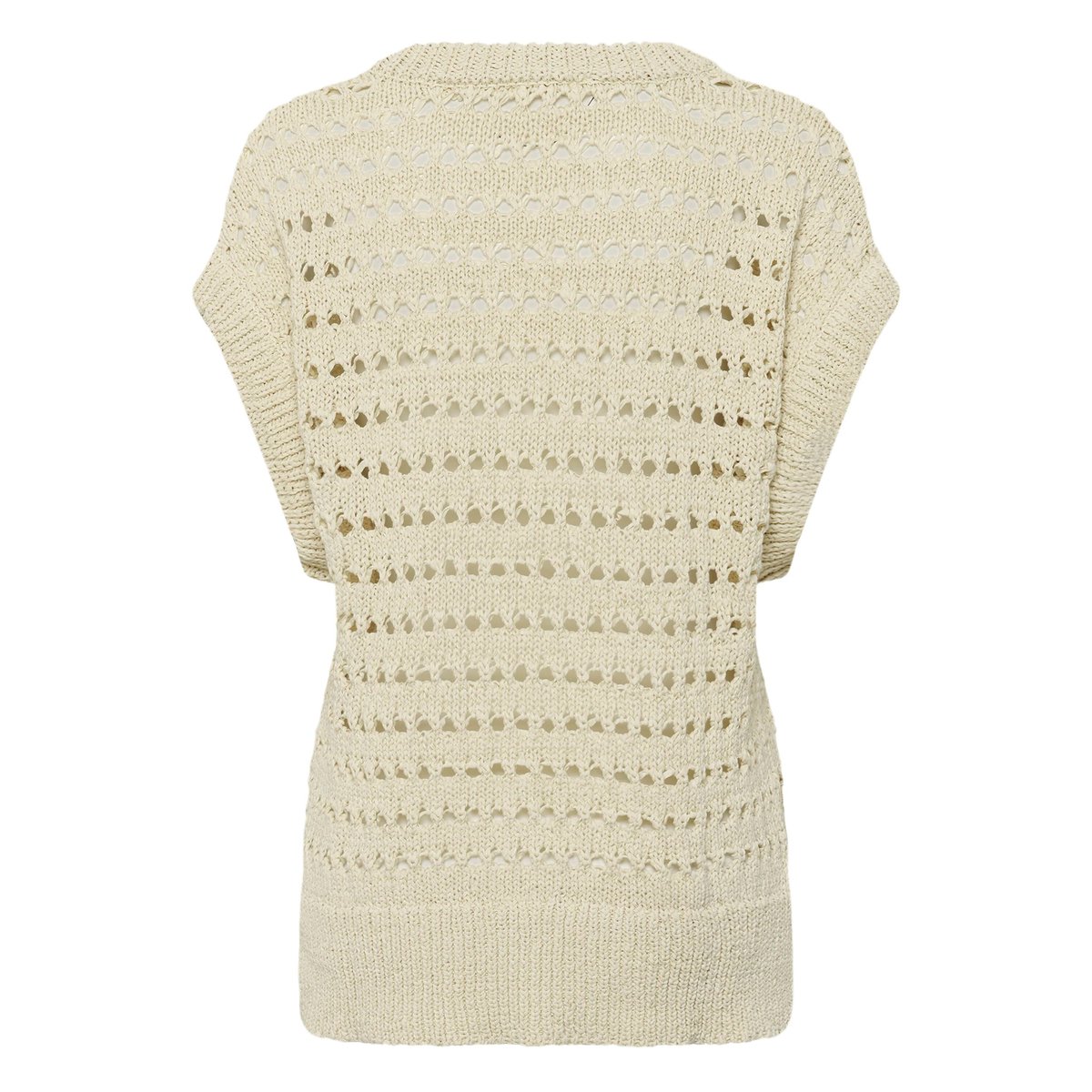 Sans manches blanc turtledove, SOAKED IN LUXURY