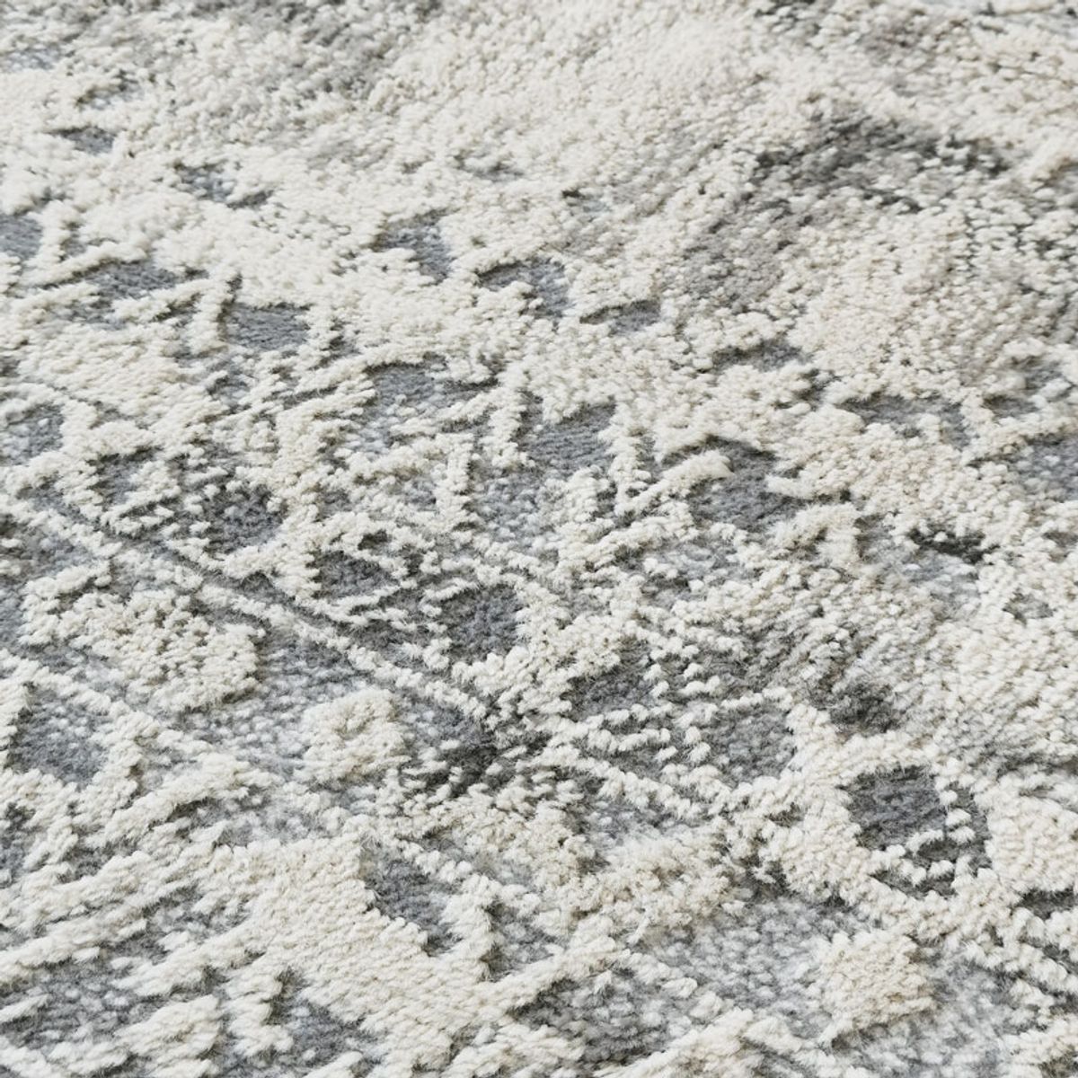 Tapis extra-doux motif croisillons   VESTALE CROISILLONS beige, THE DECO FACTORY
