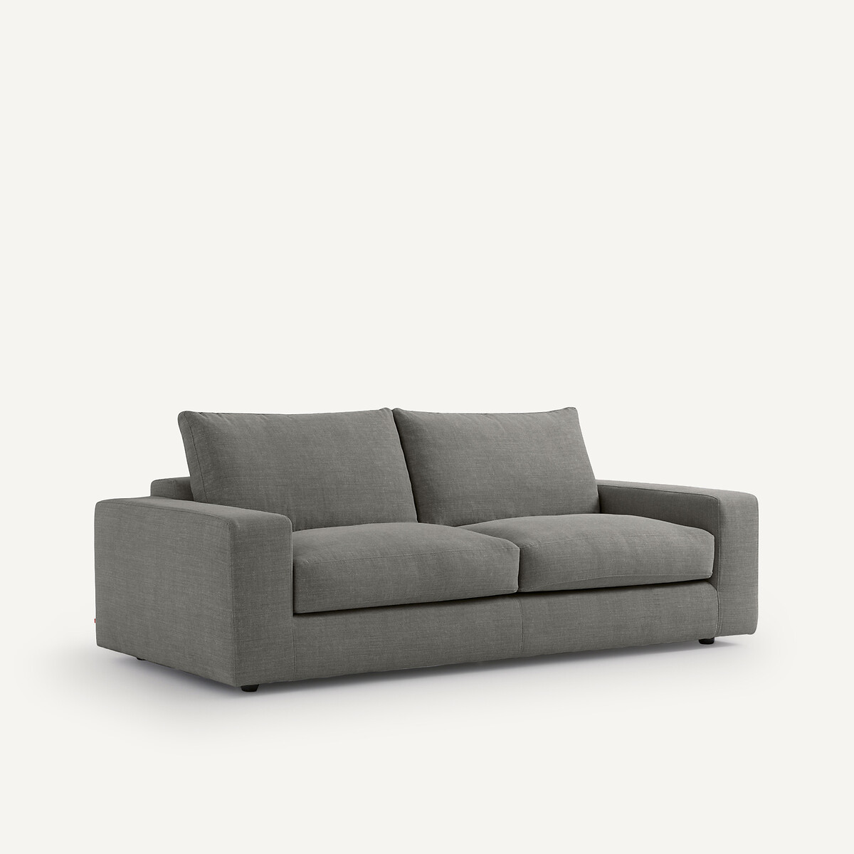Canapé convertible coton/lin, Skander anthracite, AM.PM