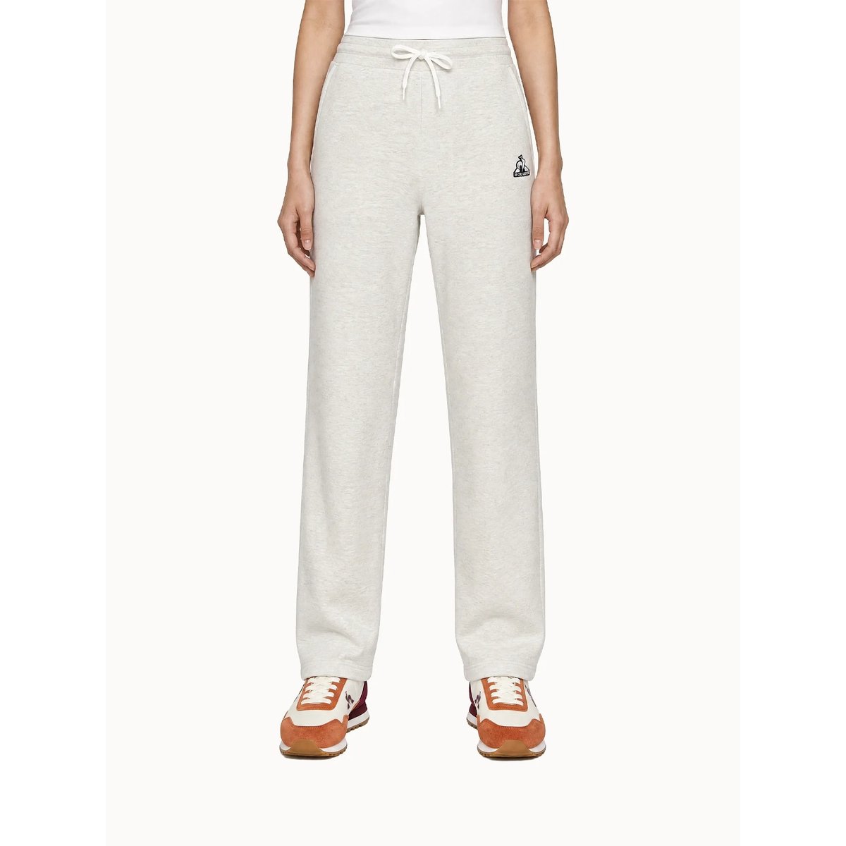 Pantalon Contemporain beige chiné clair, LE COQ SPORTIF