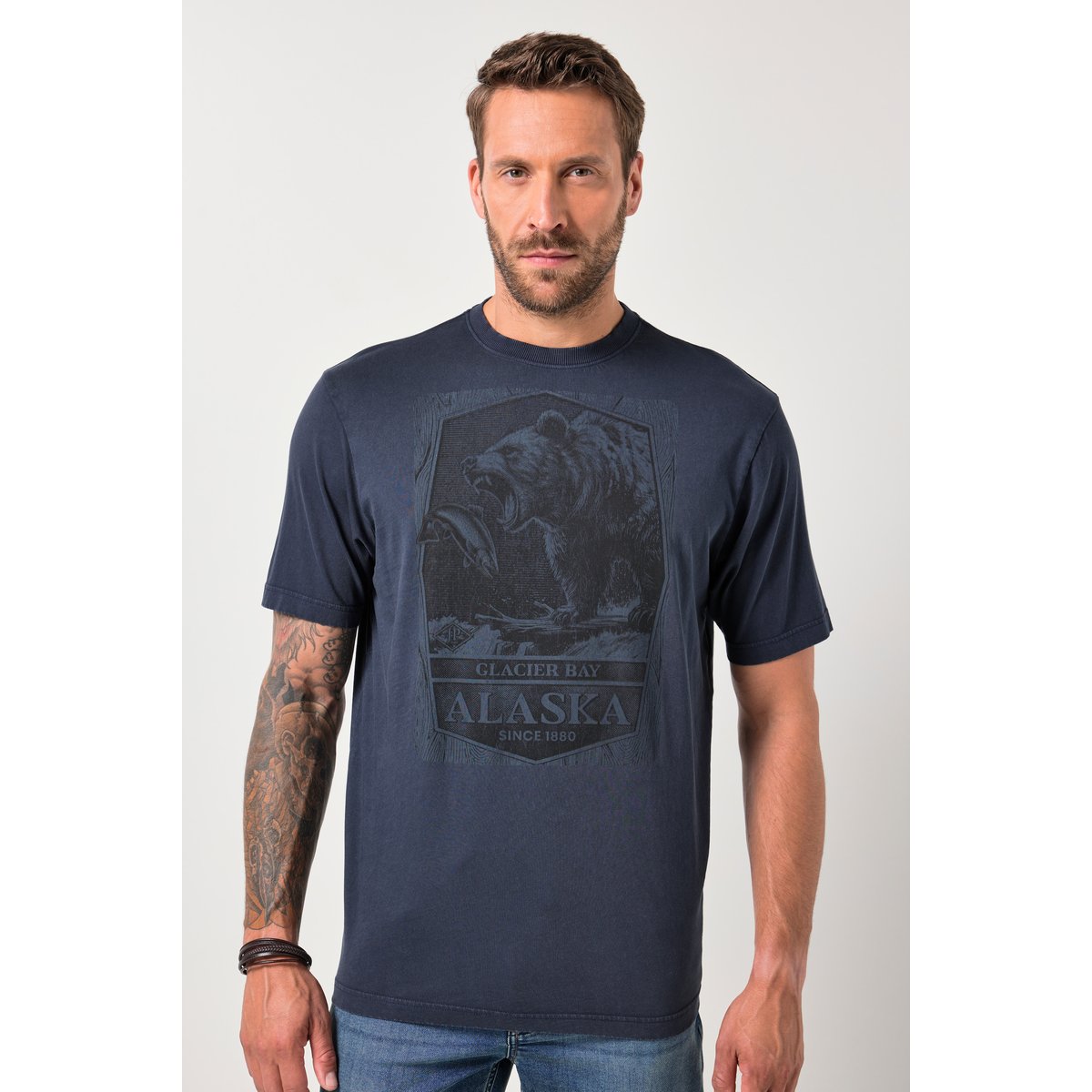 T-shirt bleu marine, JP1880
