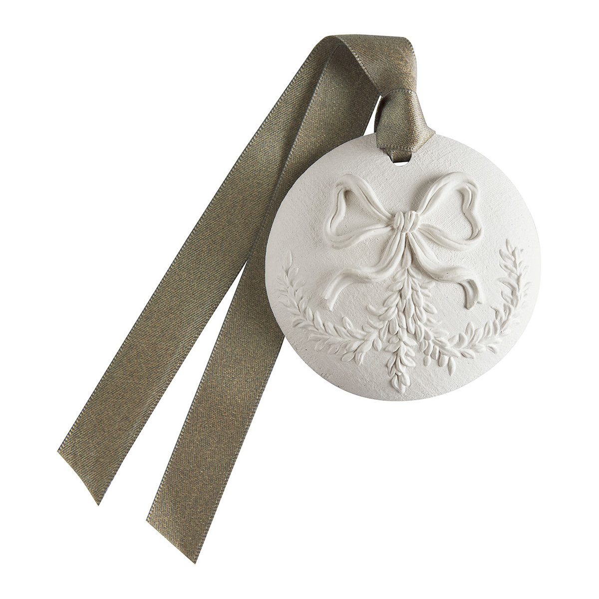 Coffret boules de Noël parfum Musc Irisé RUBANS DE FÊTE blanc, MATHILDE M