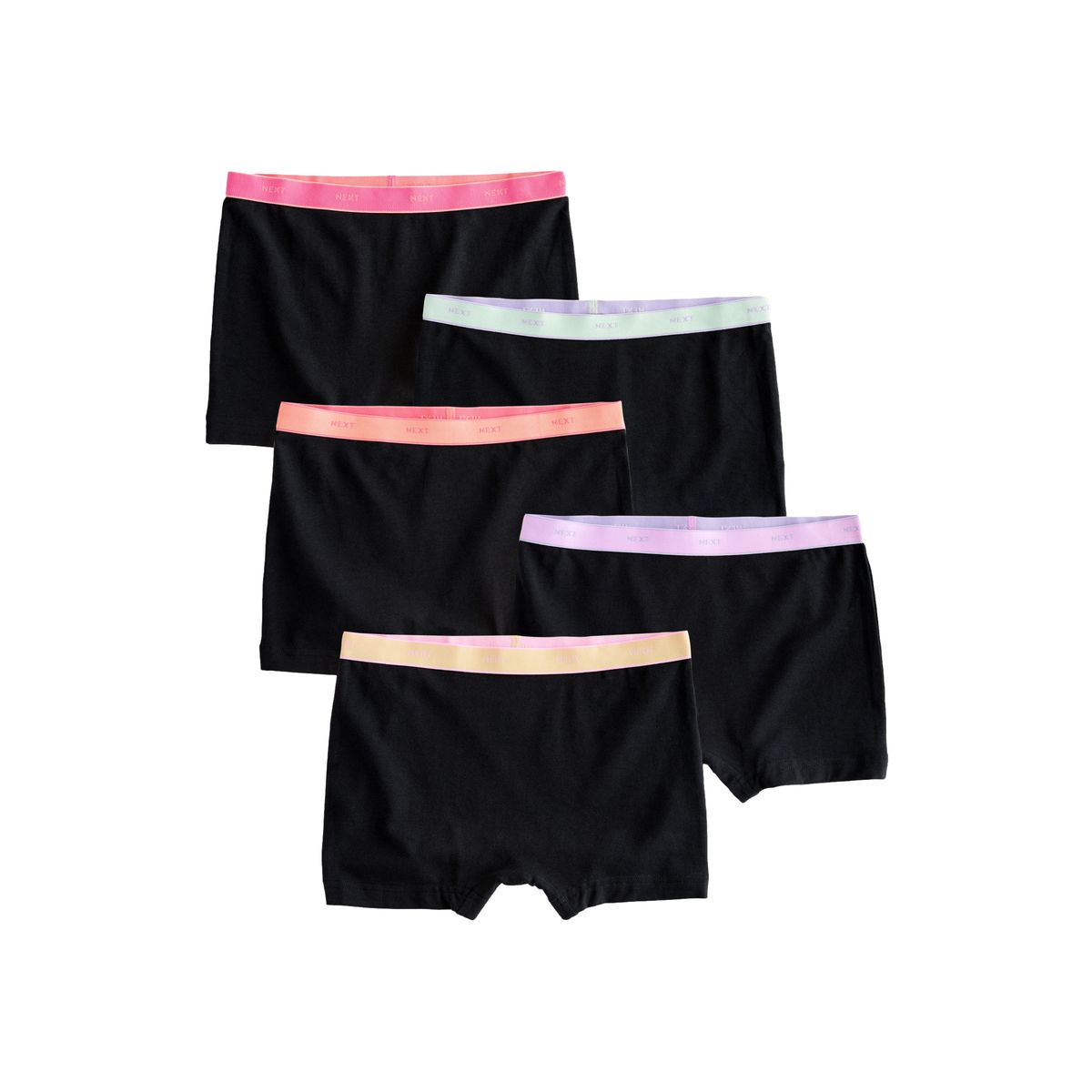 Shorty, lot de 5 noir, NEXT