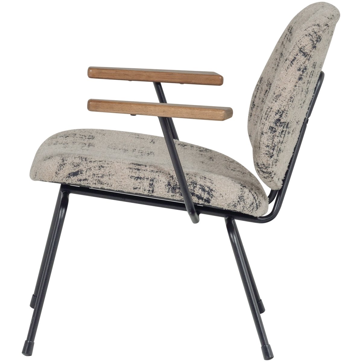 Fauteuil en chenille AURE beige, WOOOD