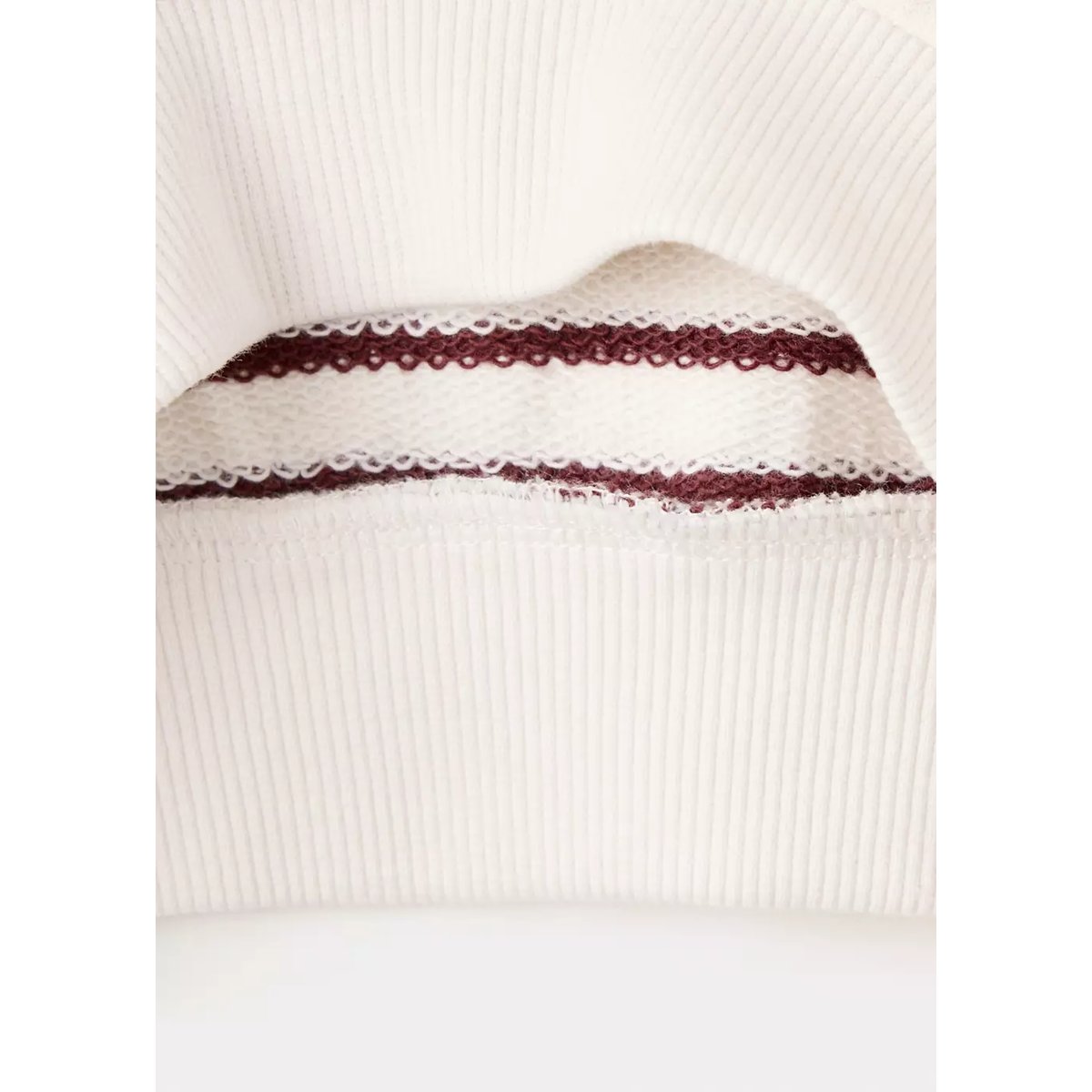 Sweat-shirt coton rayures écru, MANGO BABY