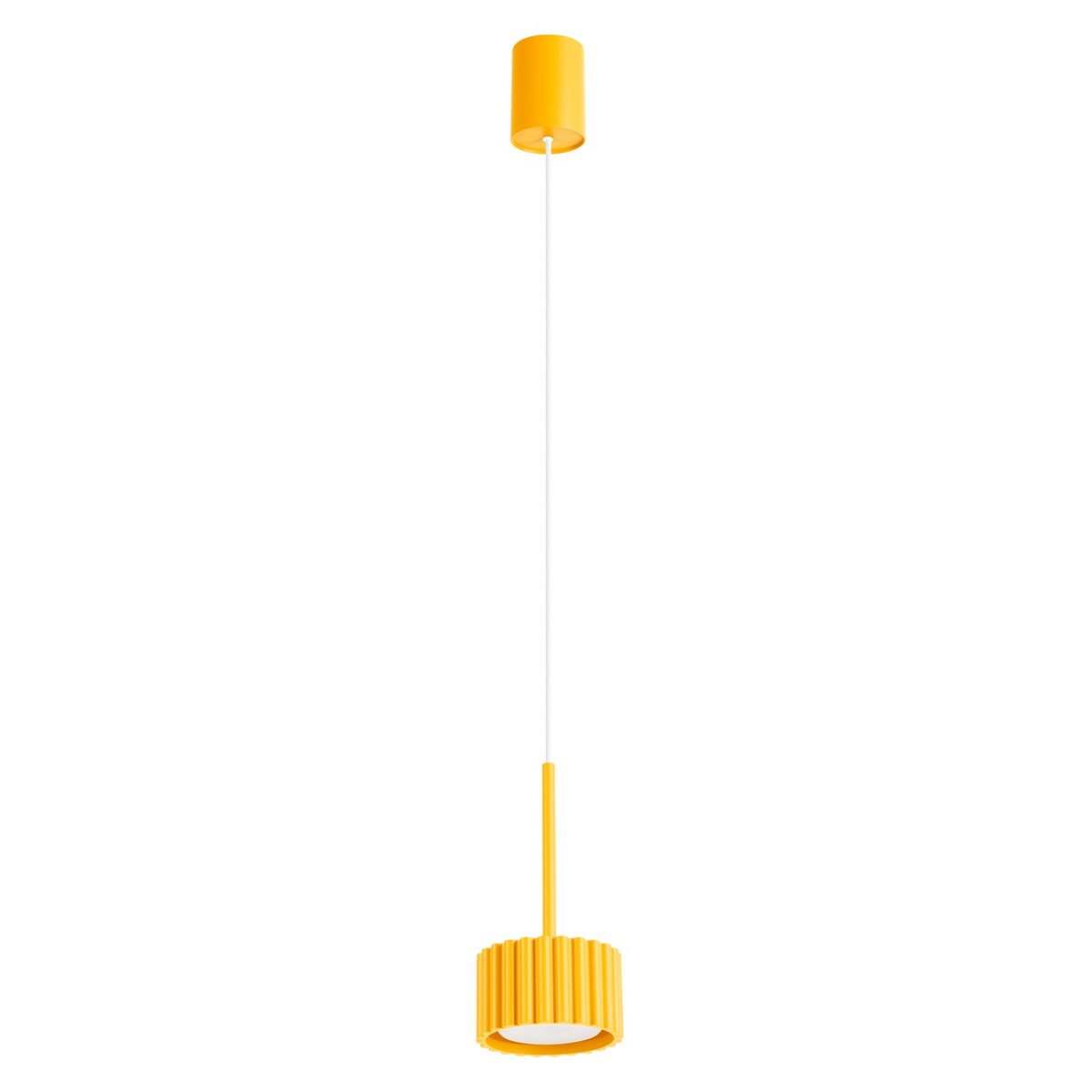 Suspension Aluminium Jaune Gx53 1 AURA jaune, EDEN