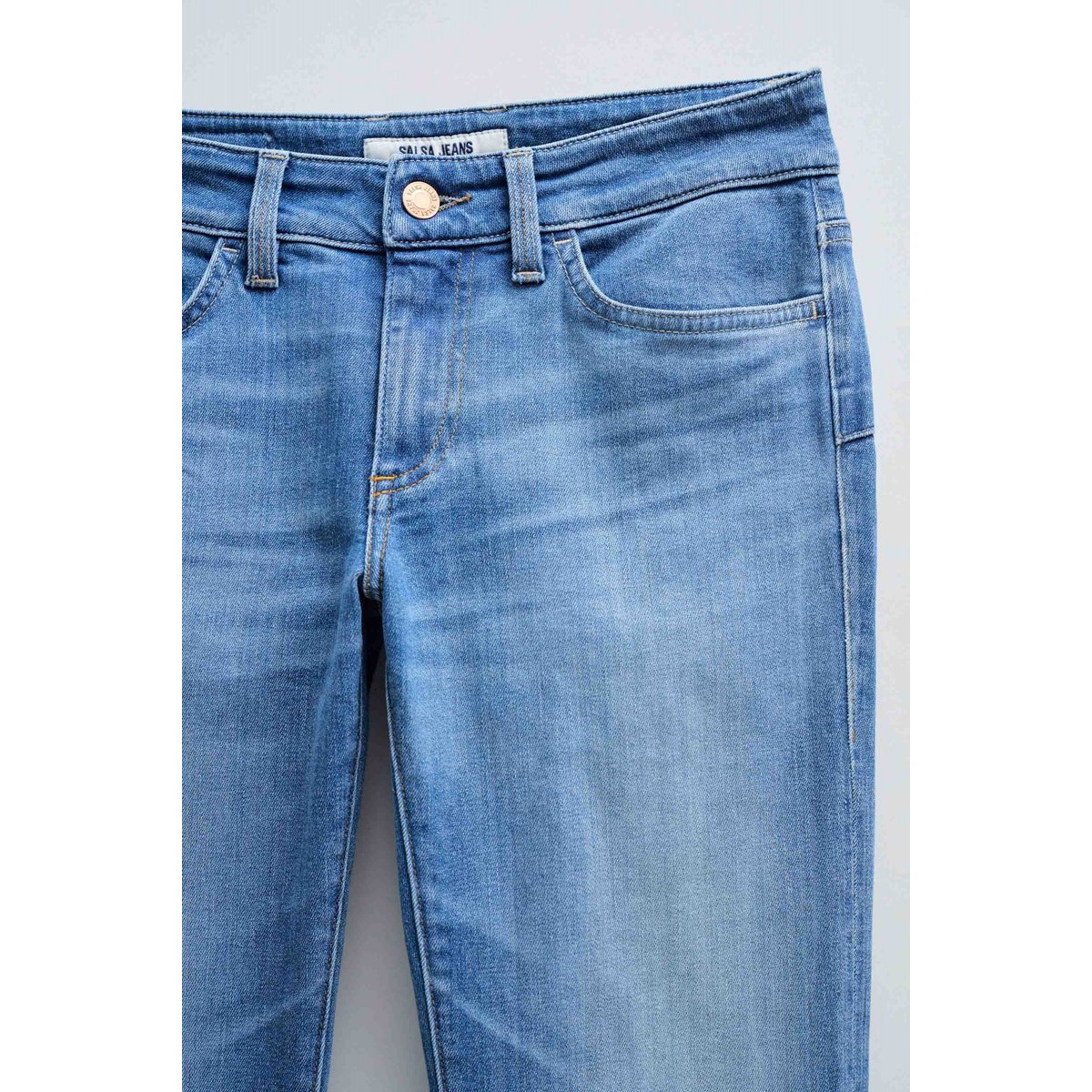 JEAN WONDER PUSH UP BOOTCUT bleu, SALSA JEANS