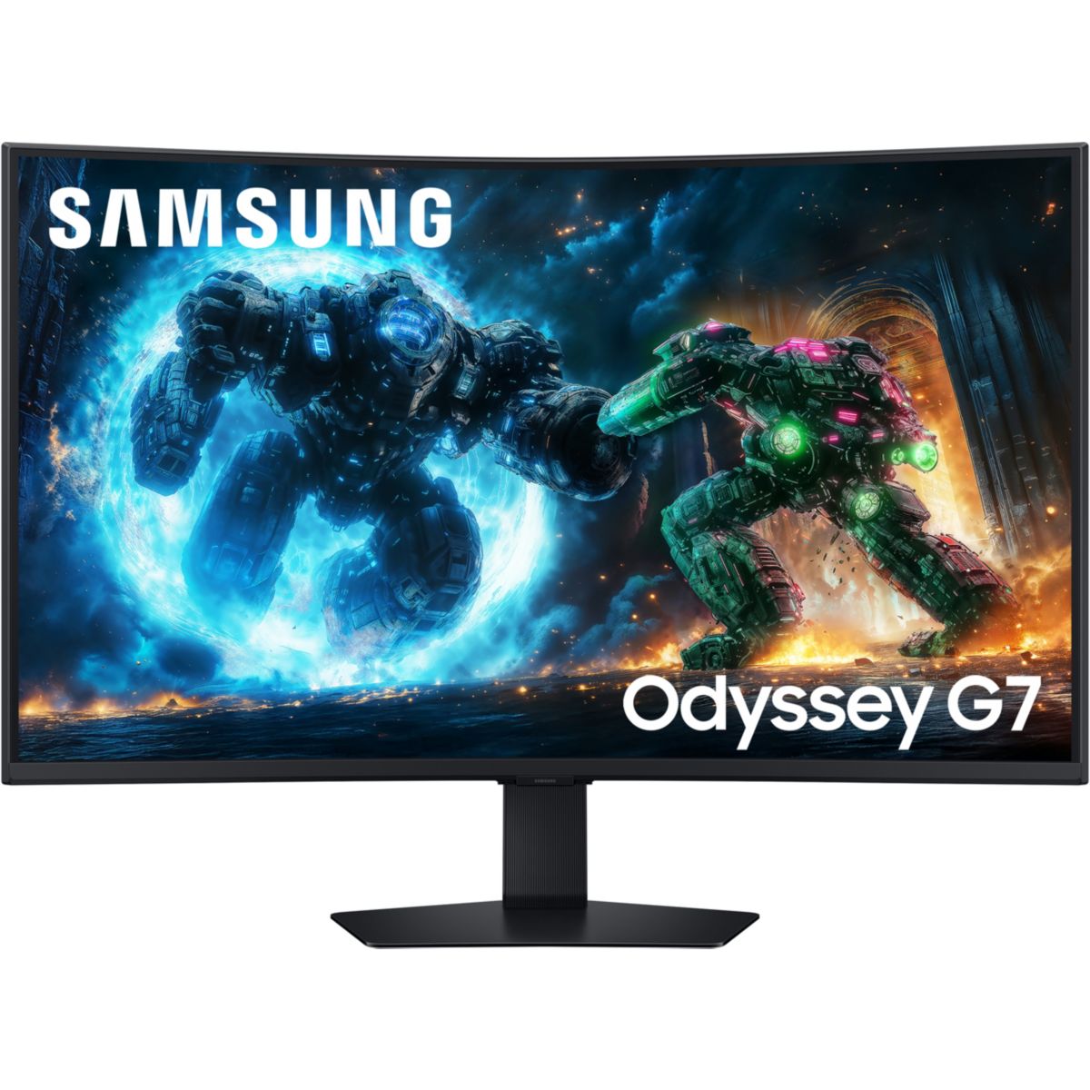 Ecran PC Gamer ODYSSEY G7 37" Incurvé 1000R 4K 165Hz VA HDR 600 HDMI 2.1 AMD FreeSync couleur unique, SAMSUNG