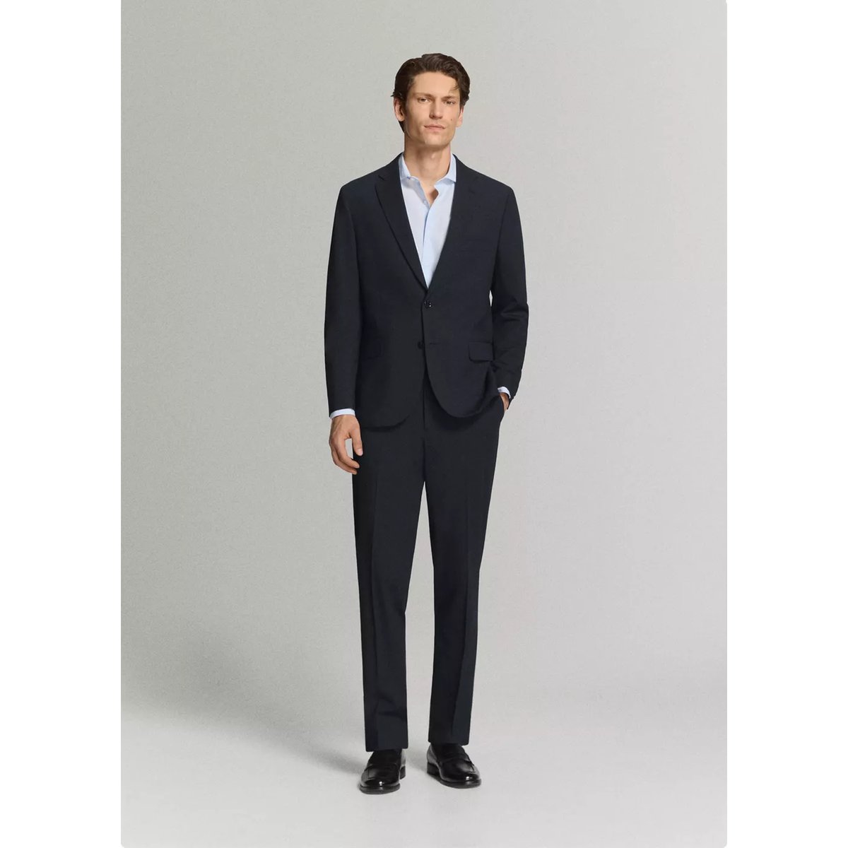 Veste de costume London regular-fit bleu marine, MANGO MAN
