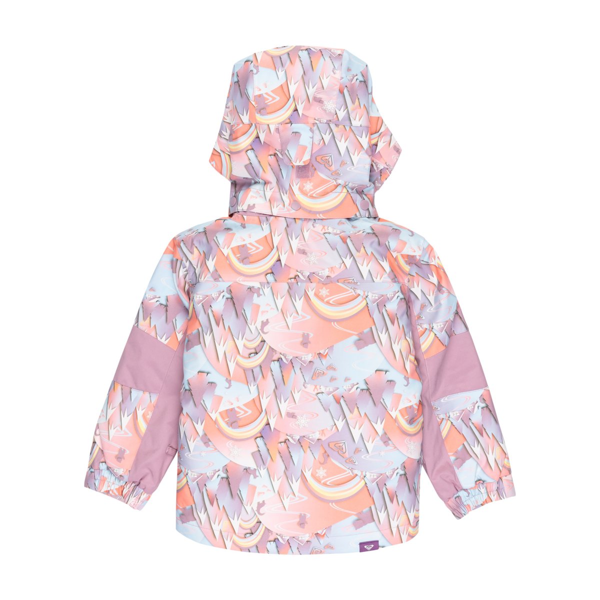 Veste de snow technique SNOWY TALE. orange coral chic papercut, ROXY