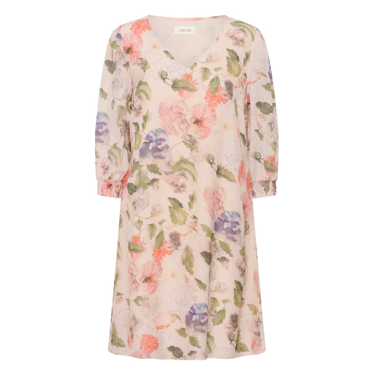 Robe rose floral sepia rose flower, CREAM