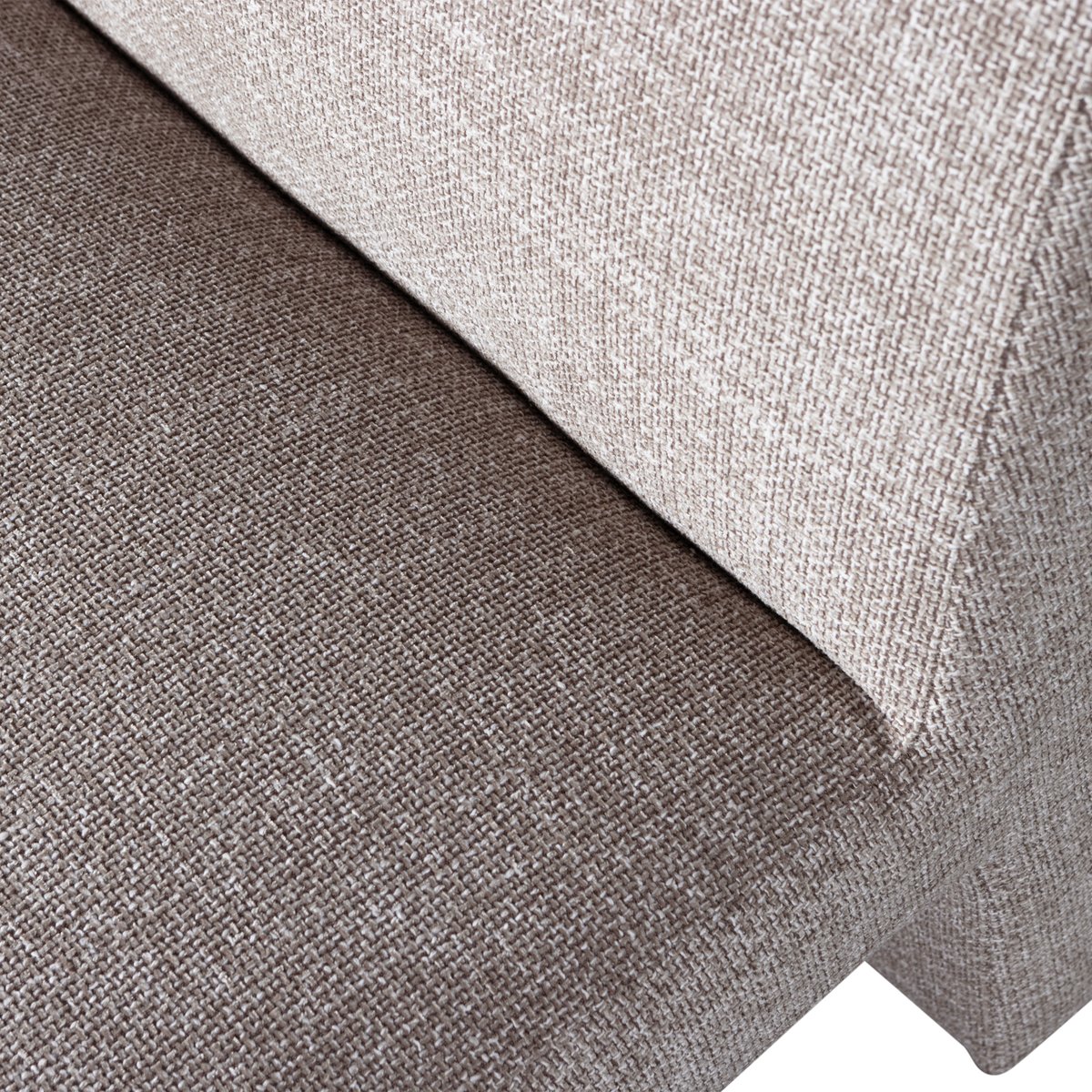 Fauteuil en polyester LAVID beige, WOOOD