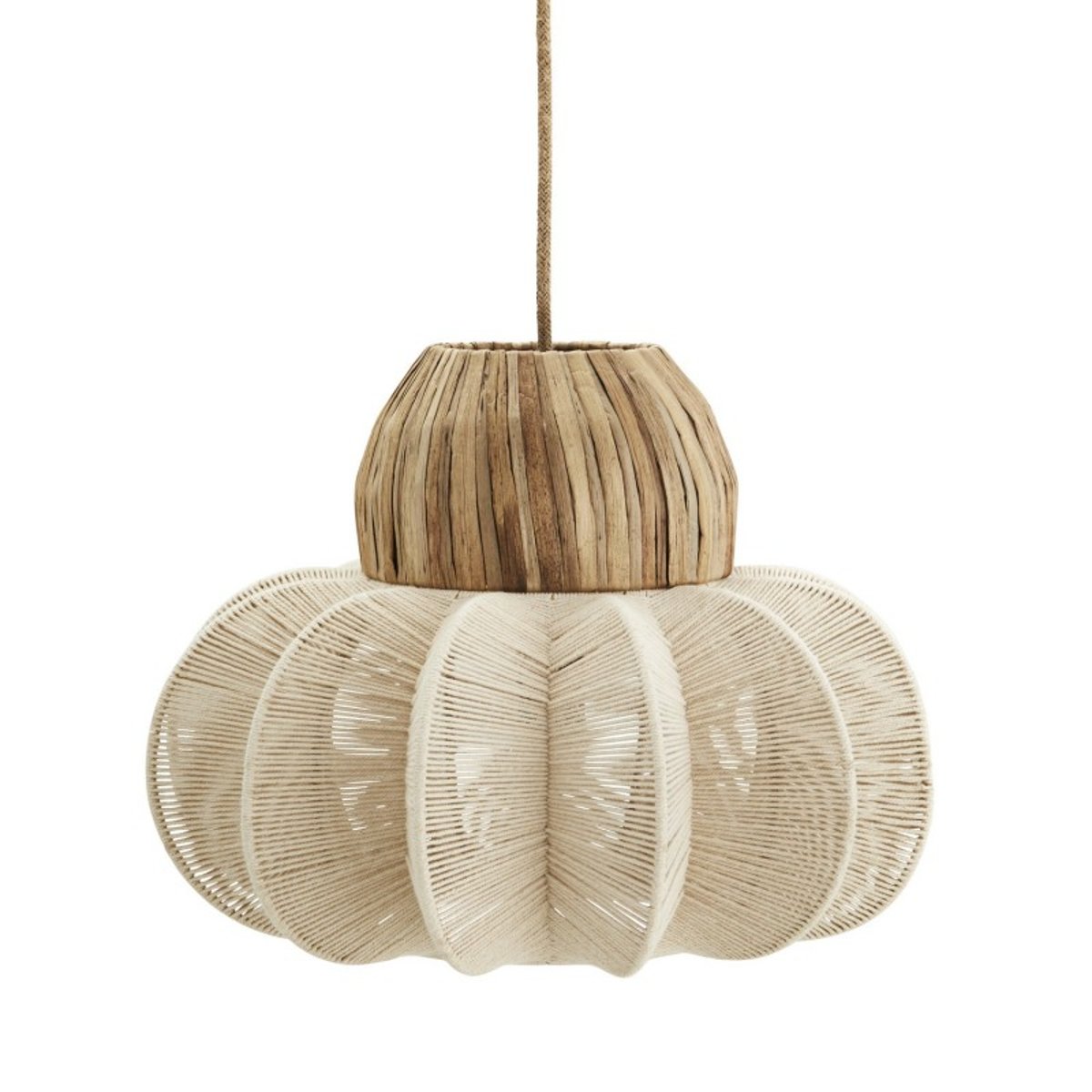 Suspension ficelle et herbier marin beige, MADAM STOLTZ